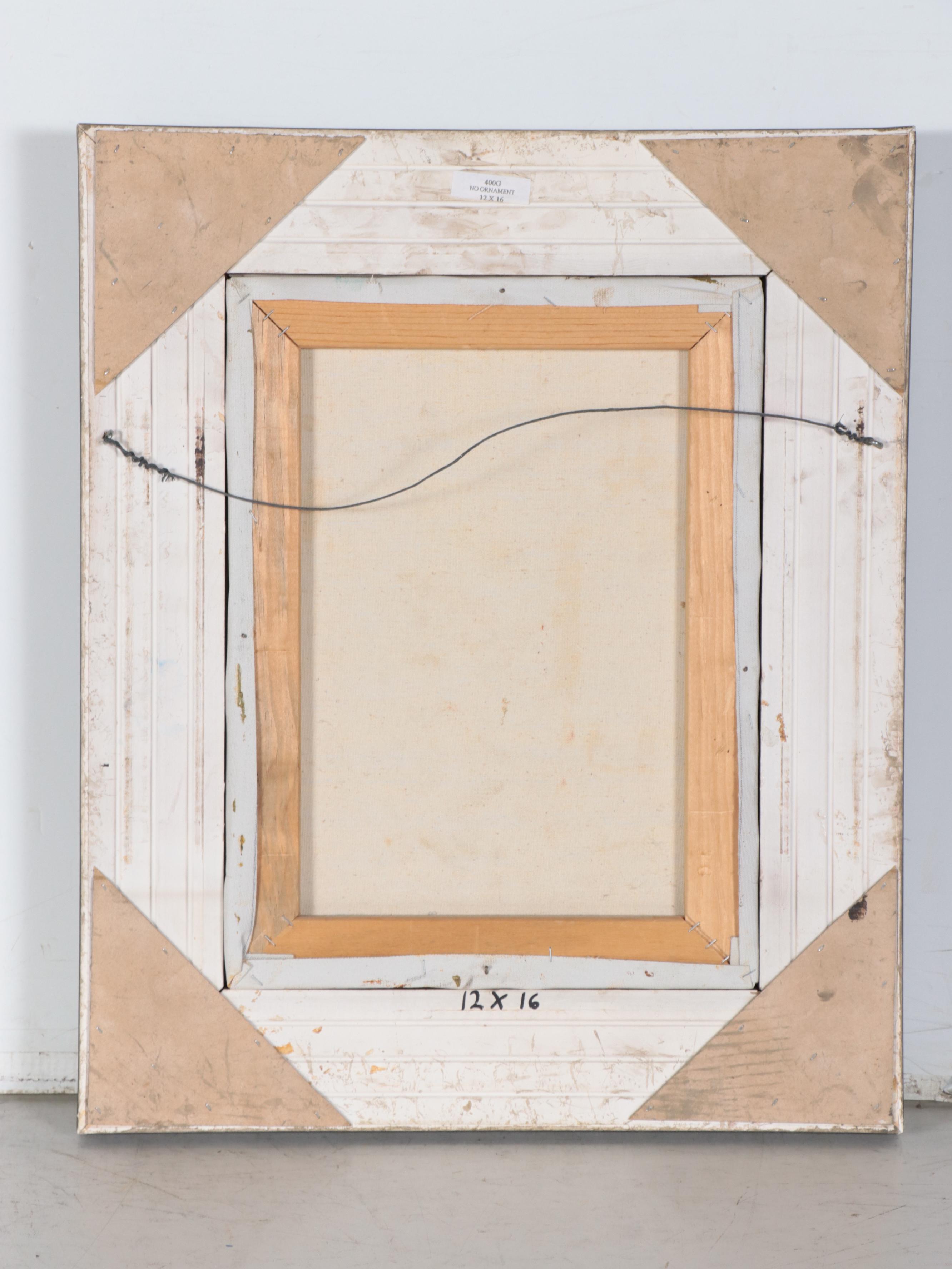 G. Rooney Architectural Landscape Oil Painting