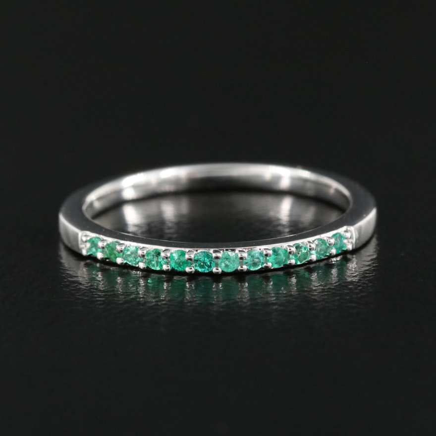 14K Emerald Band