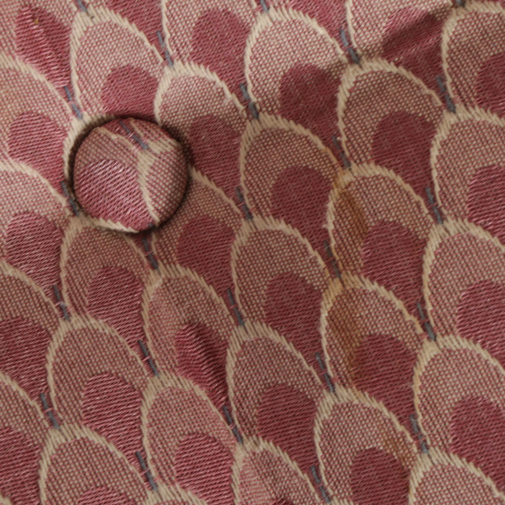 Pair of Conover Queen Anne Style Upholstered Open Armchairs, Late 20th Century