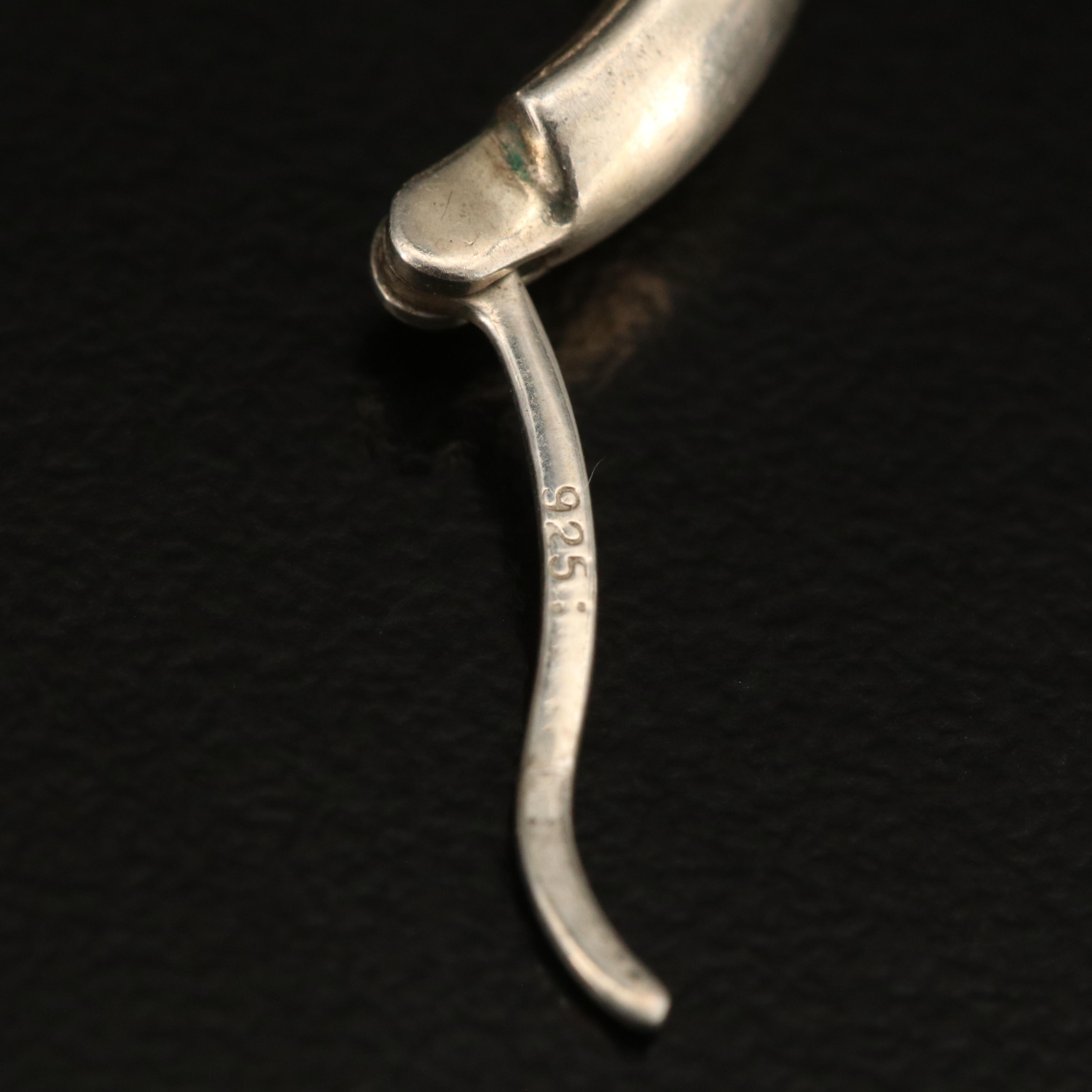 J. Hannah Sterling Arc Hoop II Earrings