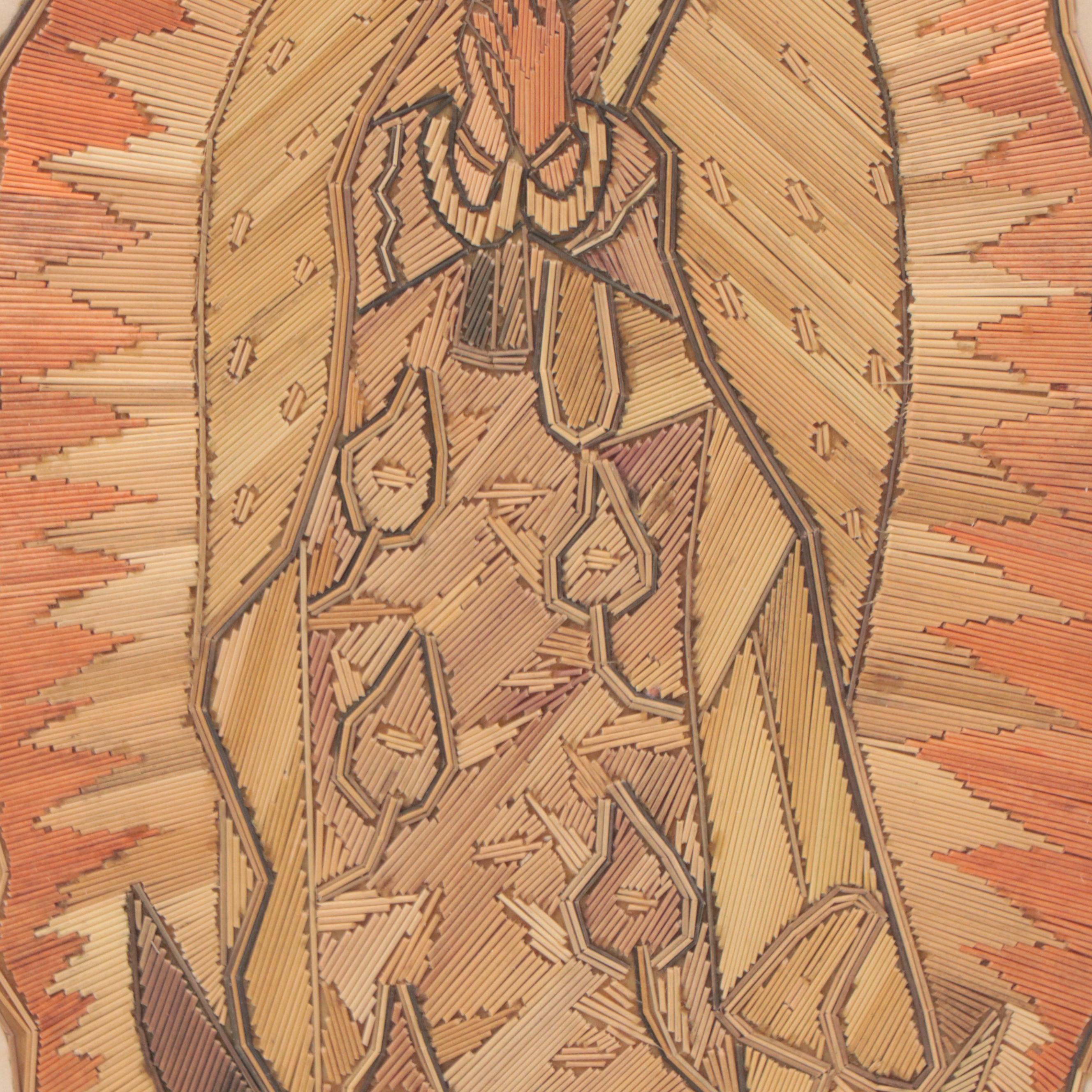 Colored Reeds Mosaic of Our Lady of Guadalupe