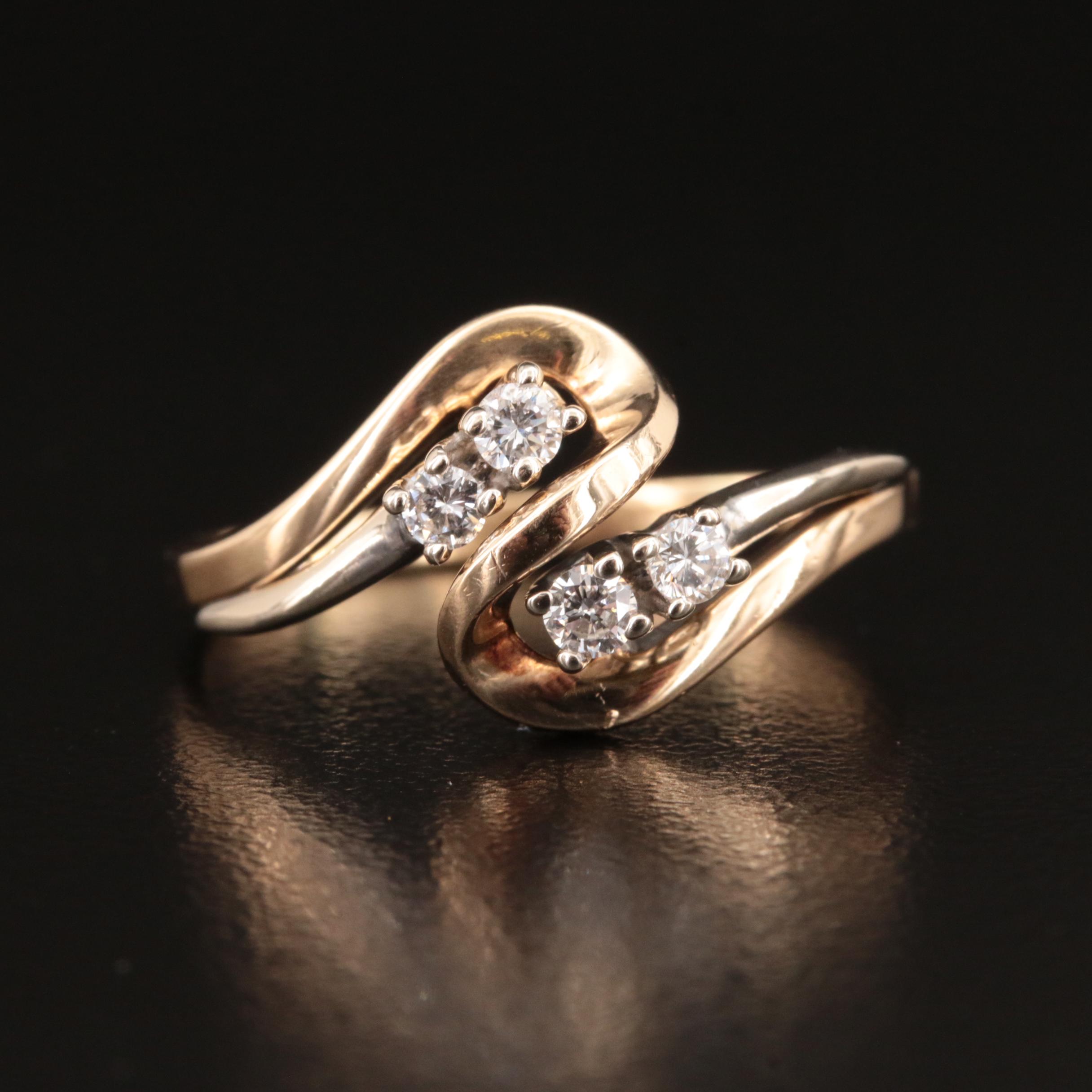 14K 0.24 CTW Diamond Ring
