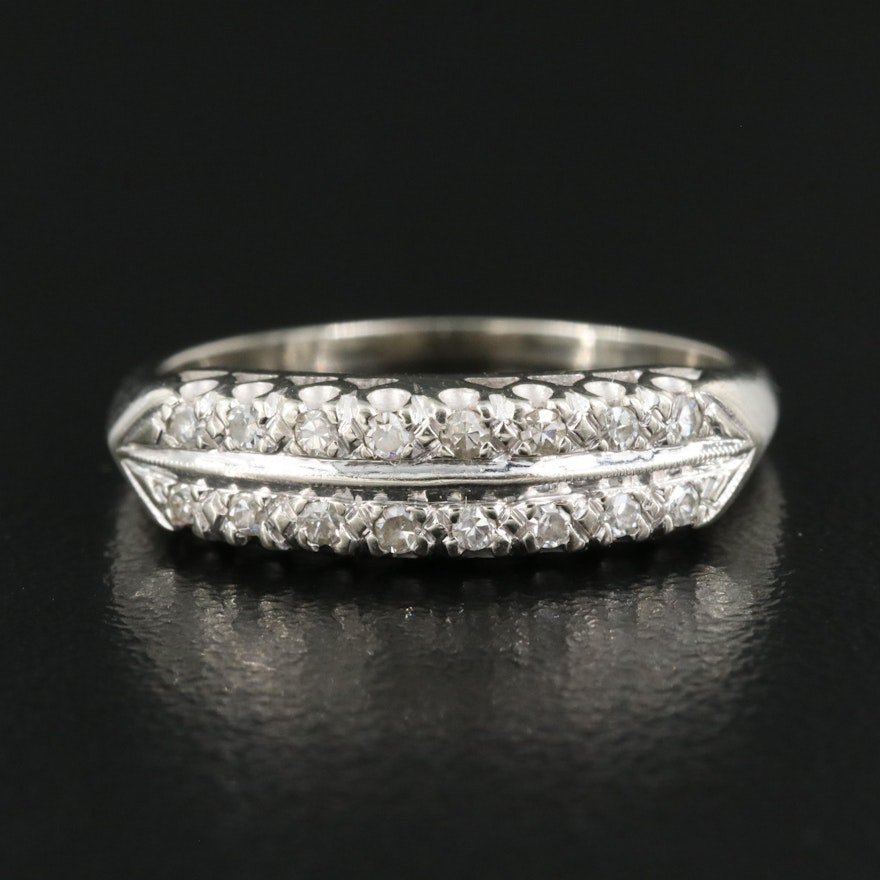 14K 0.20 CTW Diamond Band