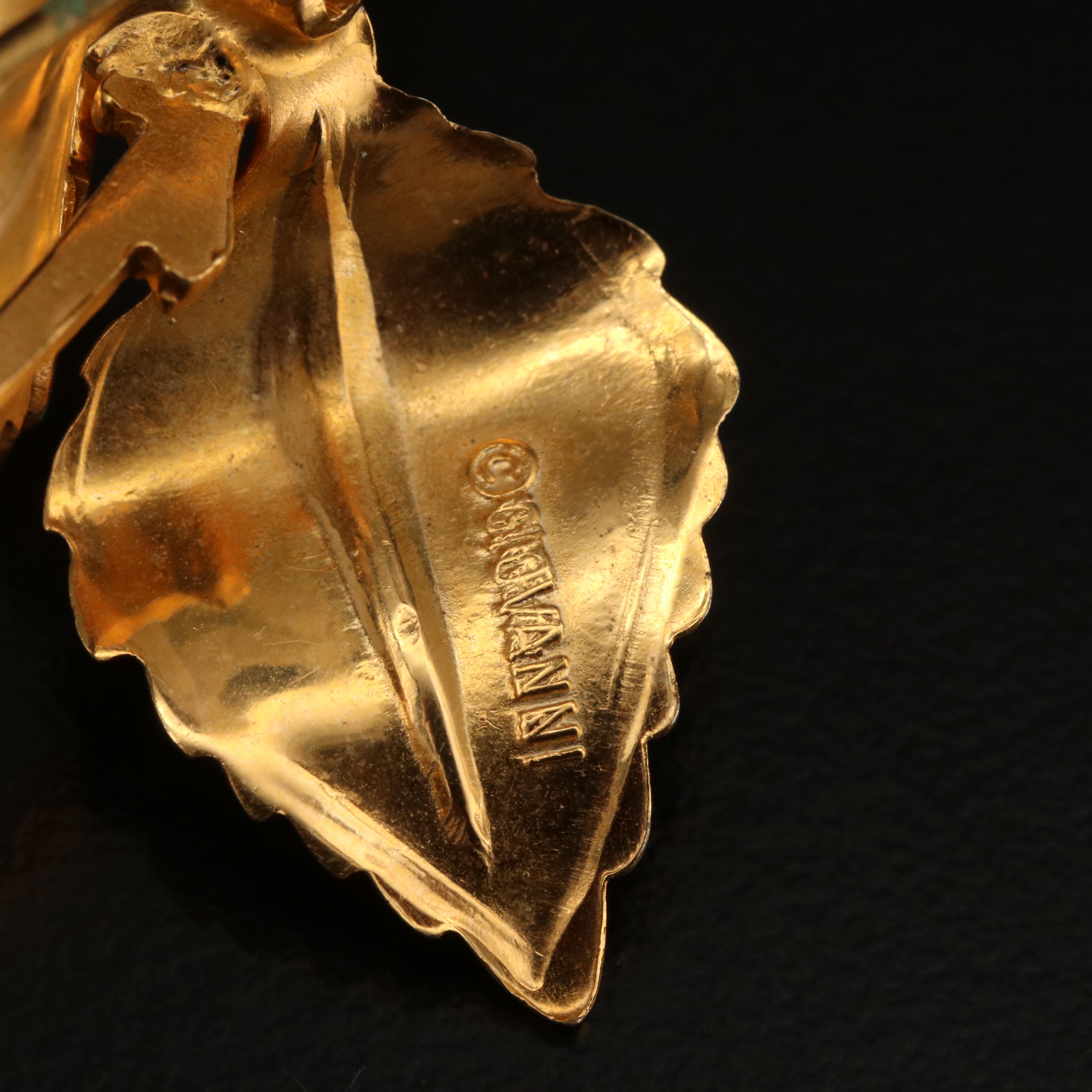 Giovanni Rose Bud Brooch