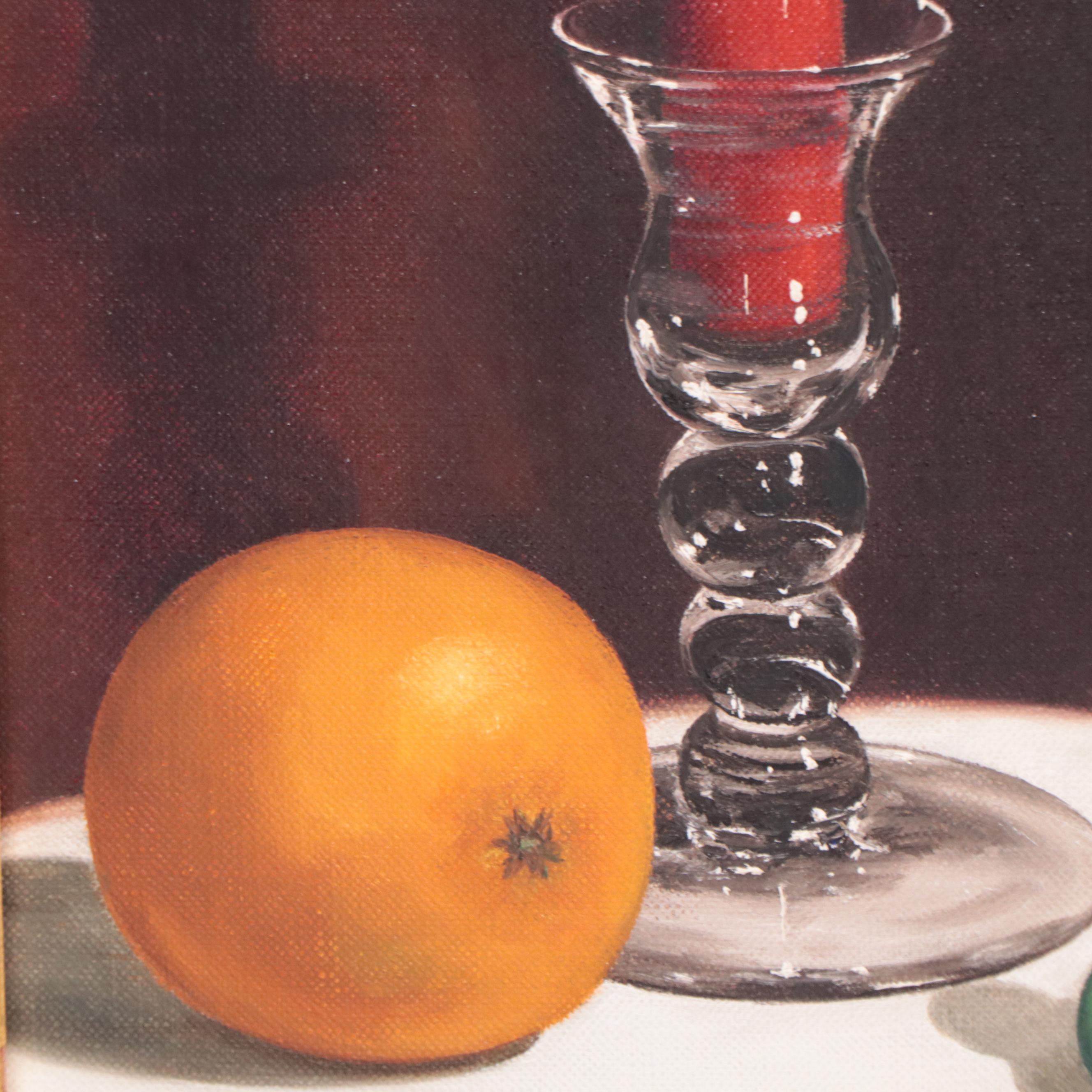 Joan Nelson Oil Painting "Still Life #112," 1972