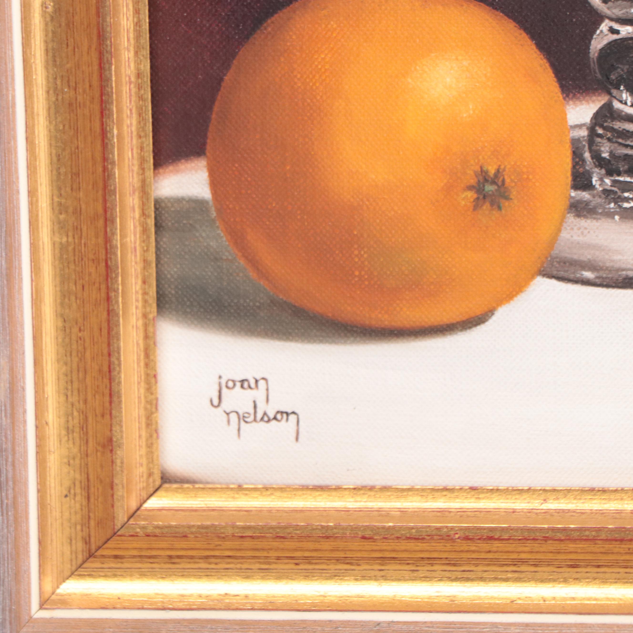 Joan Nelson Oil Painting "Still Life #112," 1972