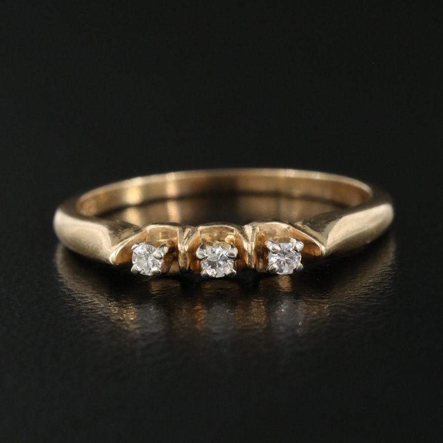 14K 0.06 CTW Diamond Ring