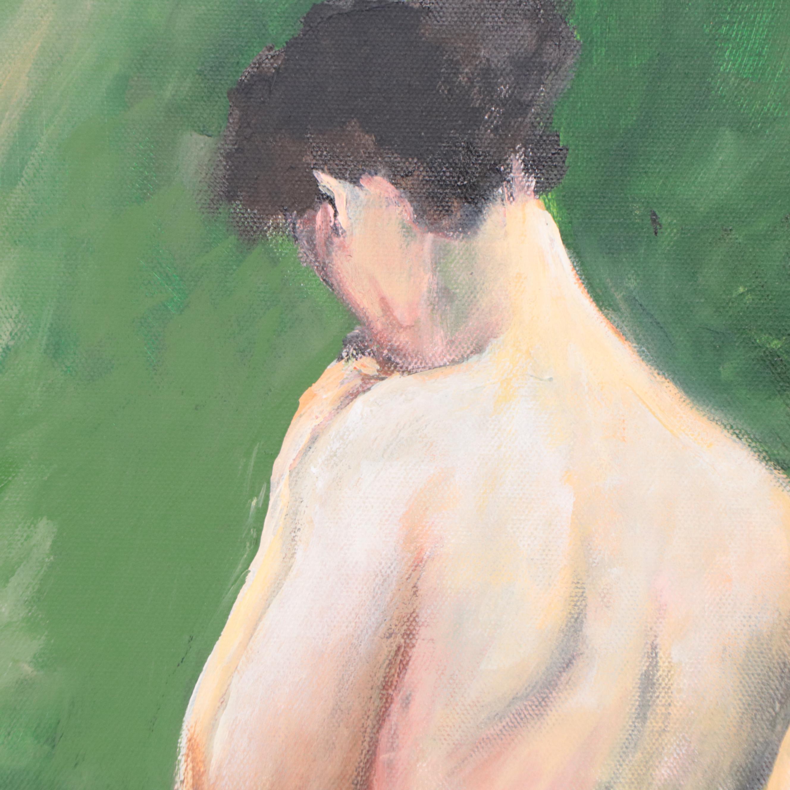 James Conroy Oil Painting of Standing Nude