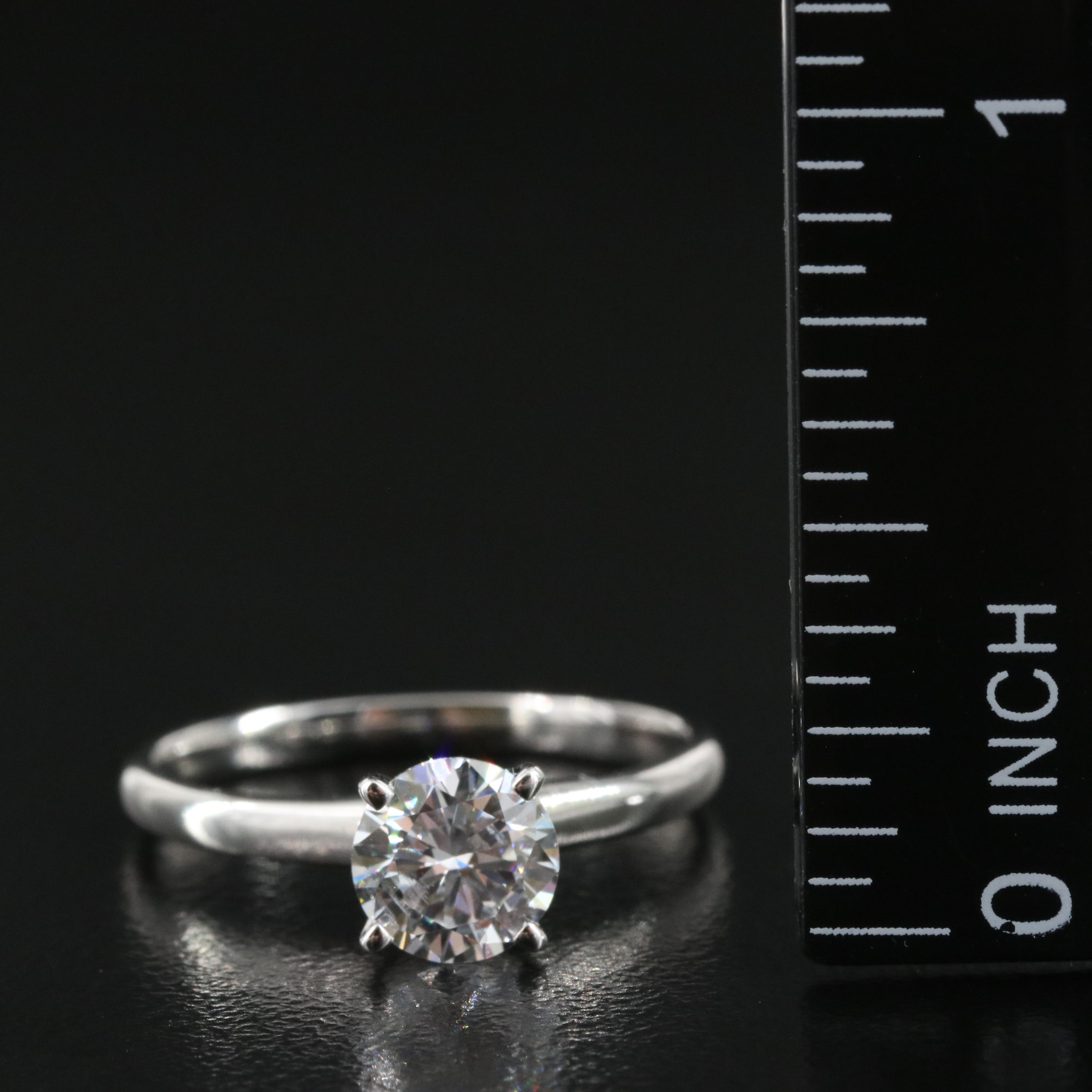 14K 0.98 CT Lab Grown Diamond Solitaire Ring