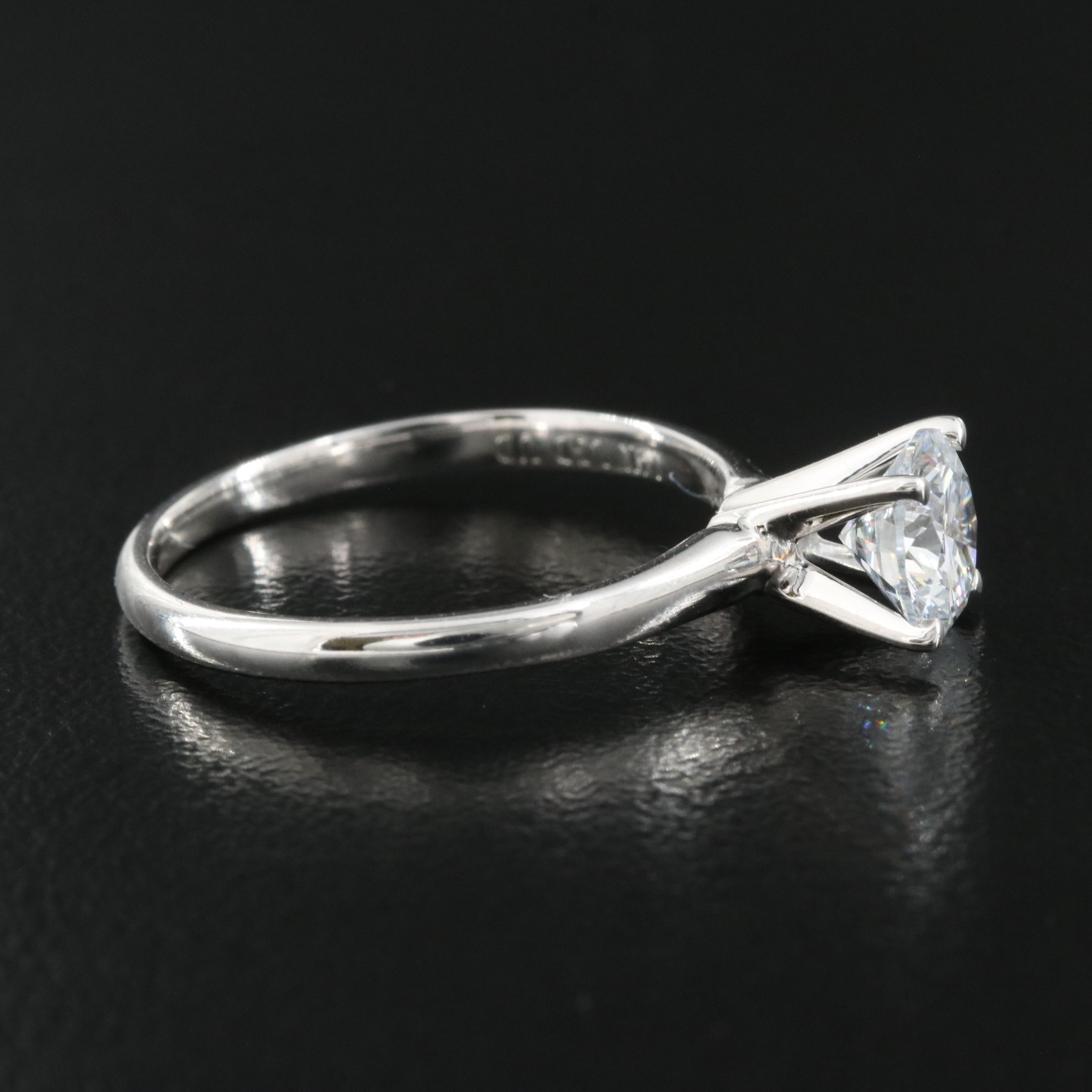 14K 0.98 CT Lab Grown Diamond Solitaire Ring