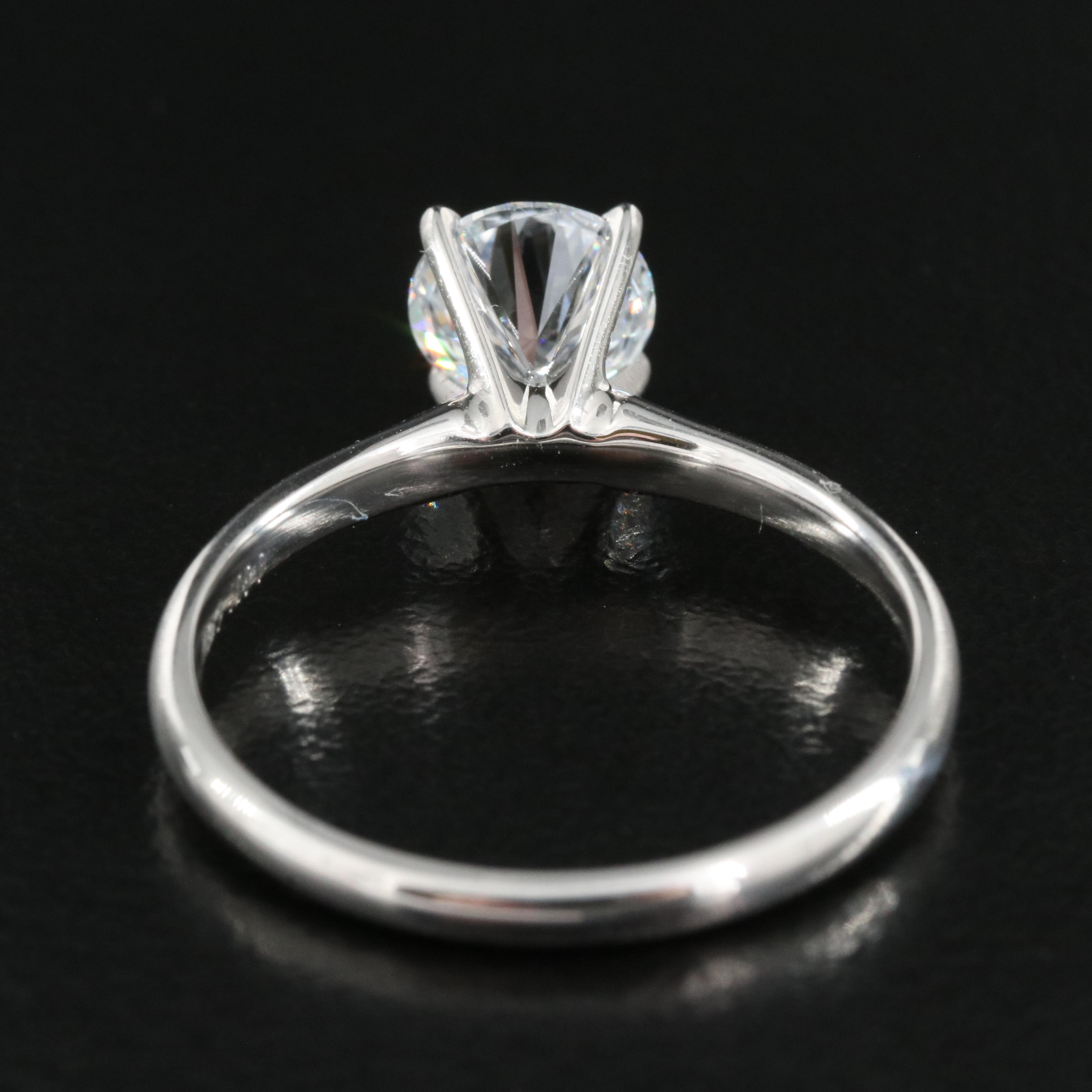 14K 0.98 CT Lab Grown Diamond Solitaire Ring