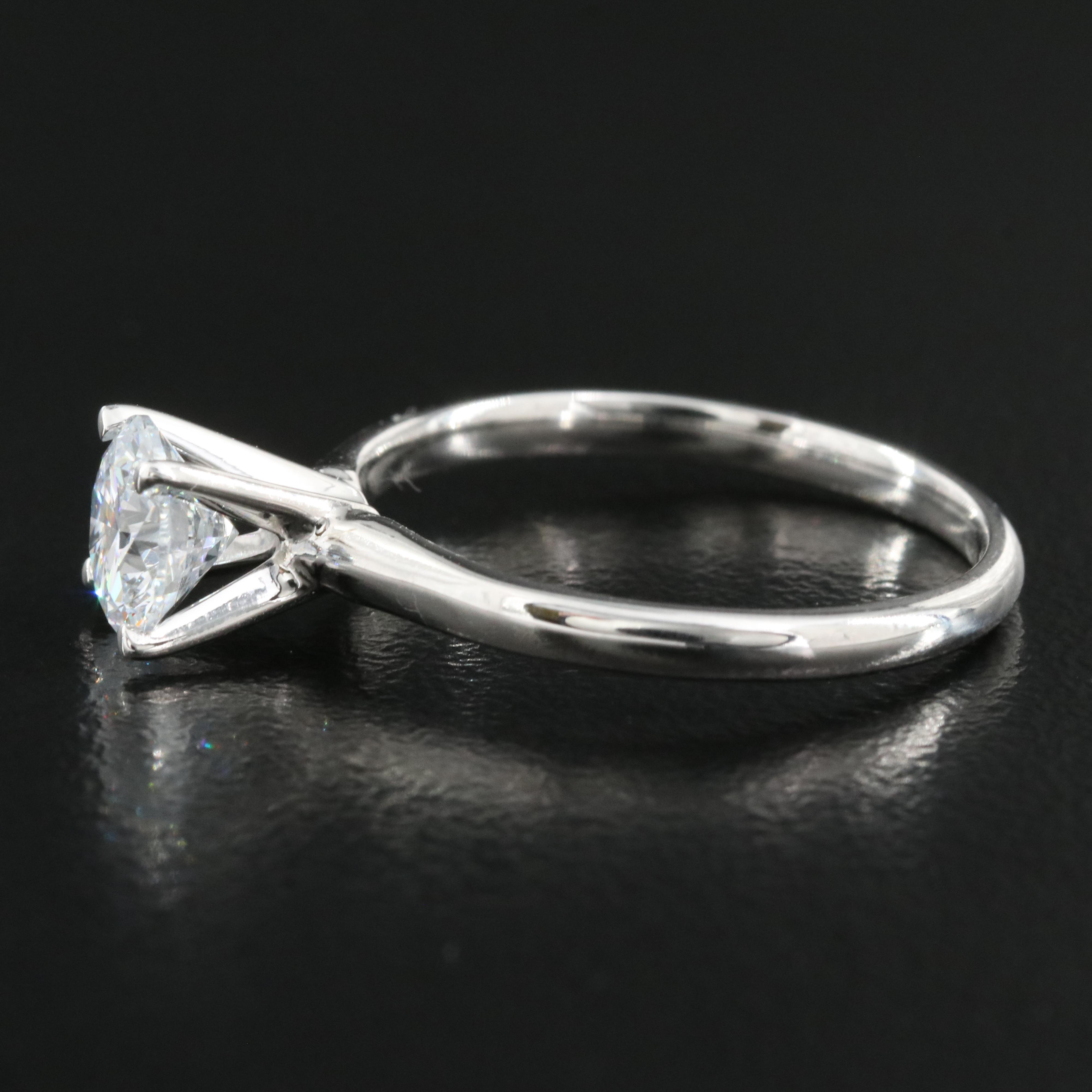 14K 0.98 CT Lab Grown Diamond Solitaire Ring