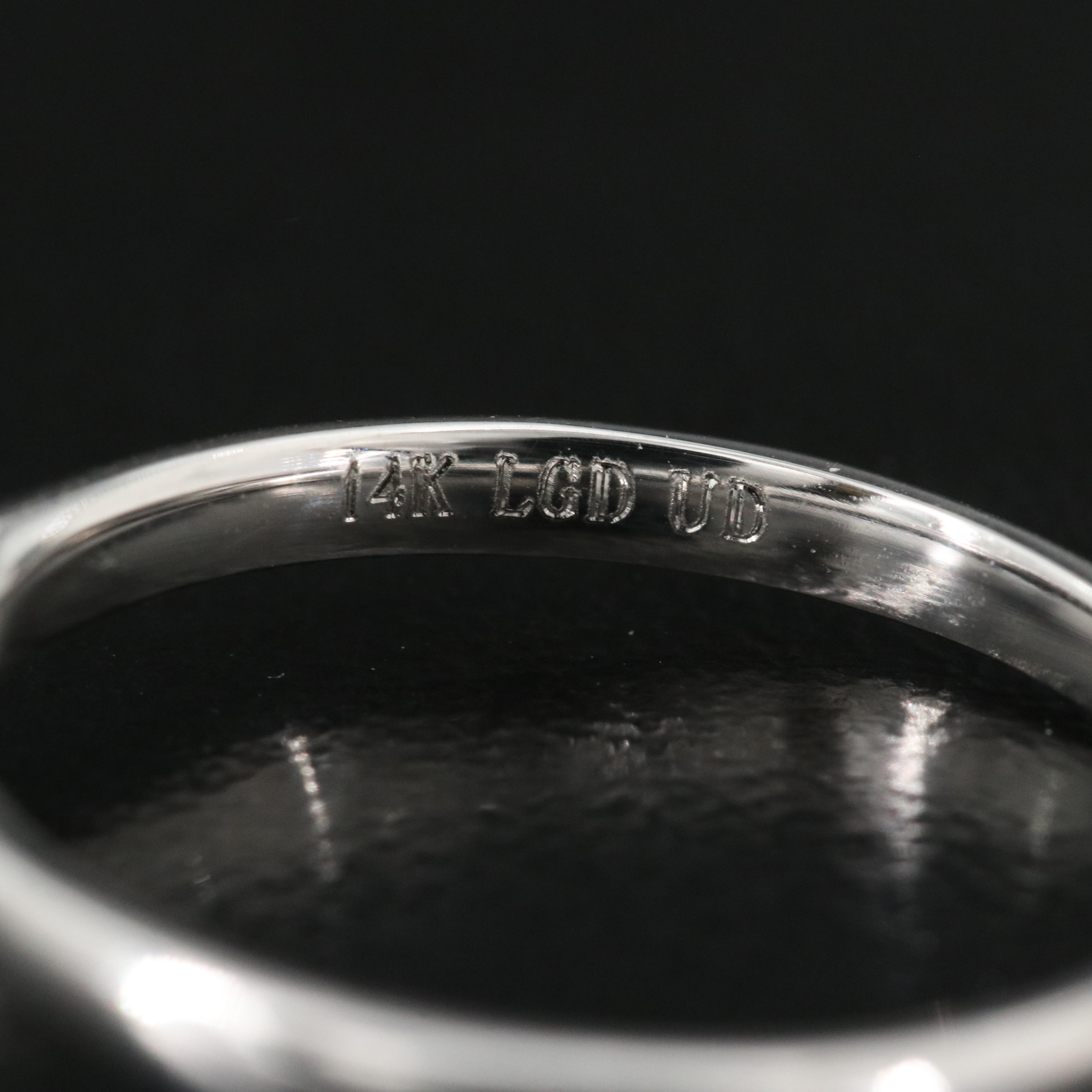 14K 0.98 CT Lab Grown Diamond Solitaire Ring