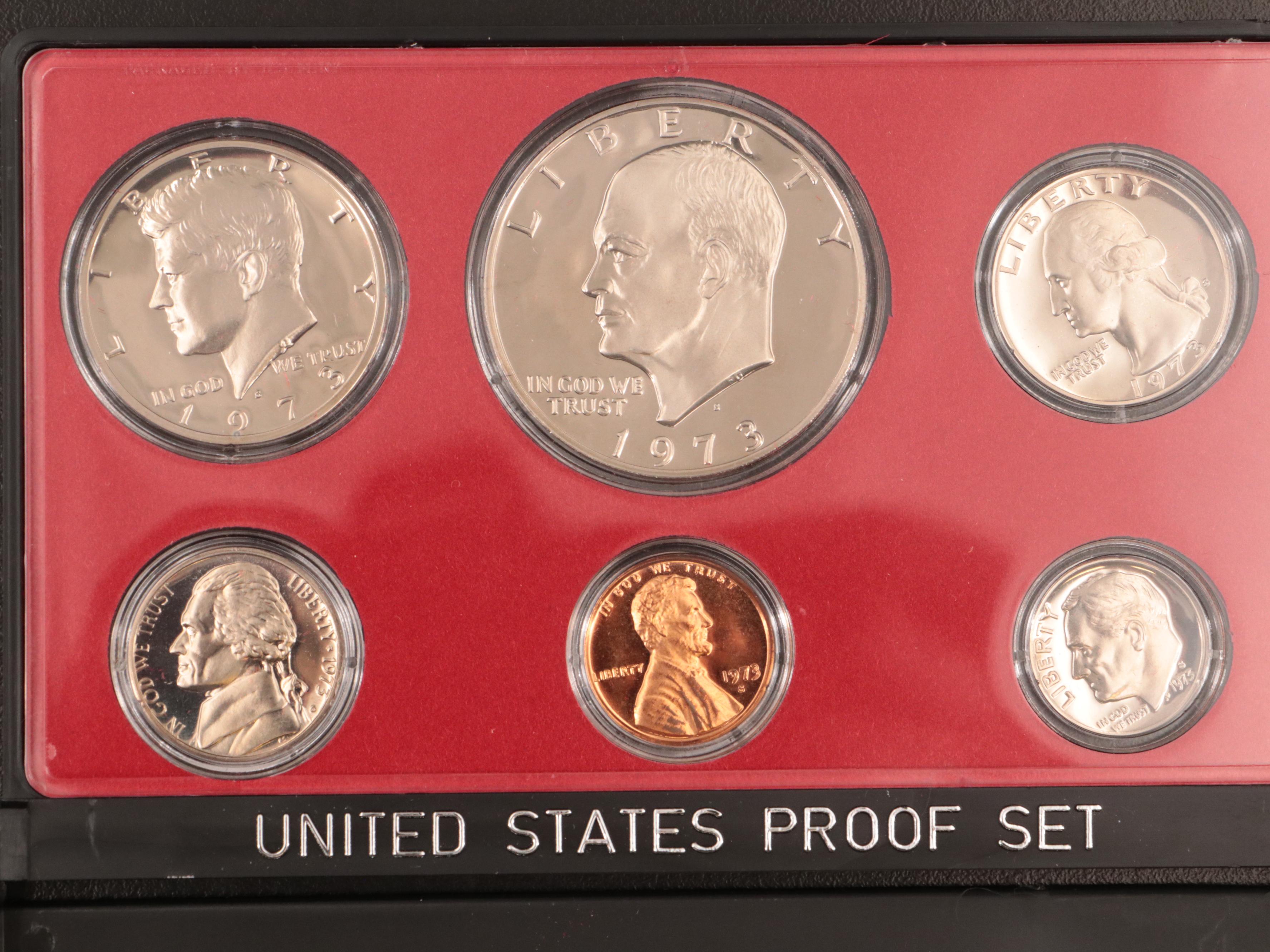 Eighteen U.S. Mint Proof Sets