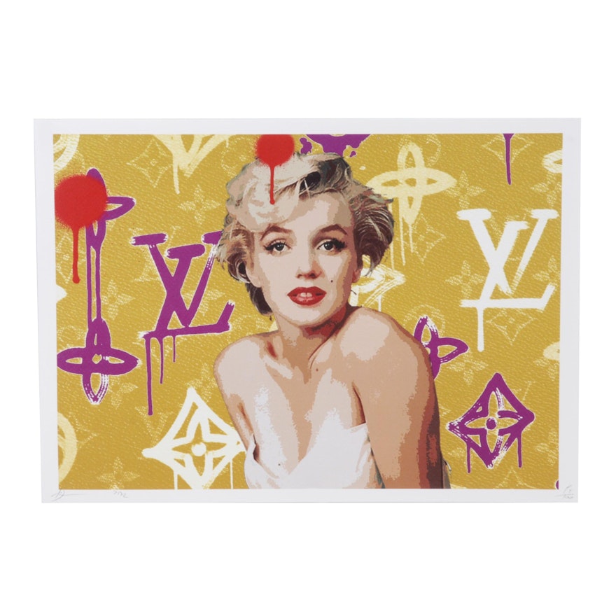 Death NYC Pop Art Graphic Print Featuring Marilyn Monroe, 2022