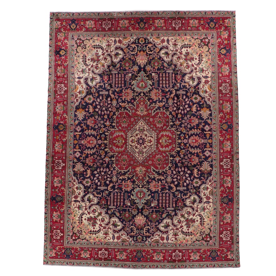 10'x 13'4 Hand-Knotted Persian Kermanshah Area Rug