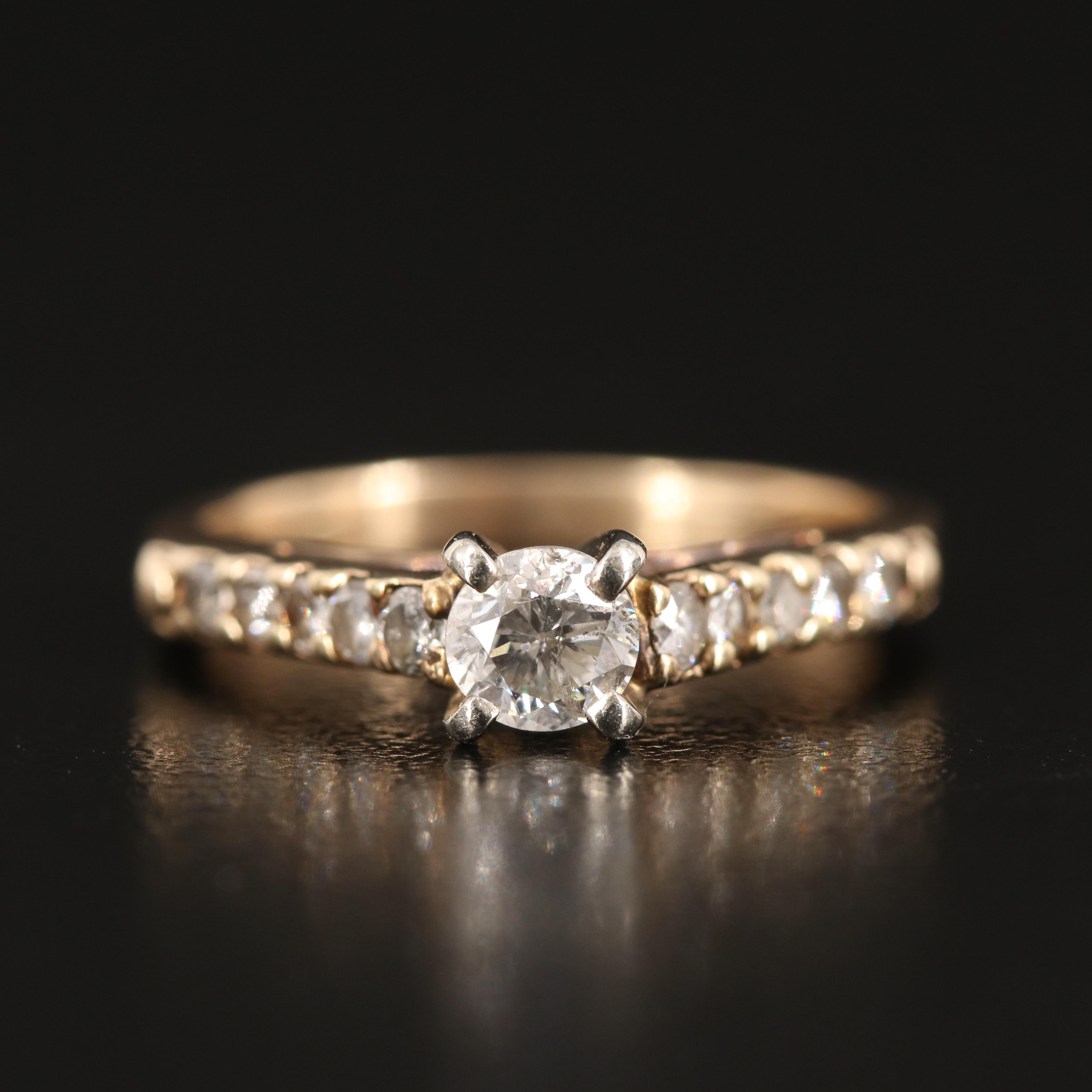 14K 0.69 CTW Diamond Ring