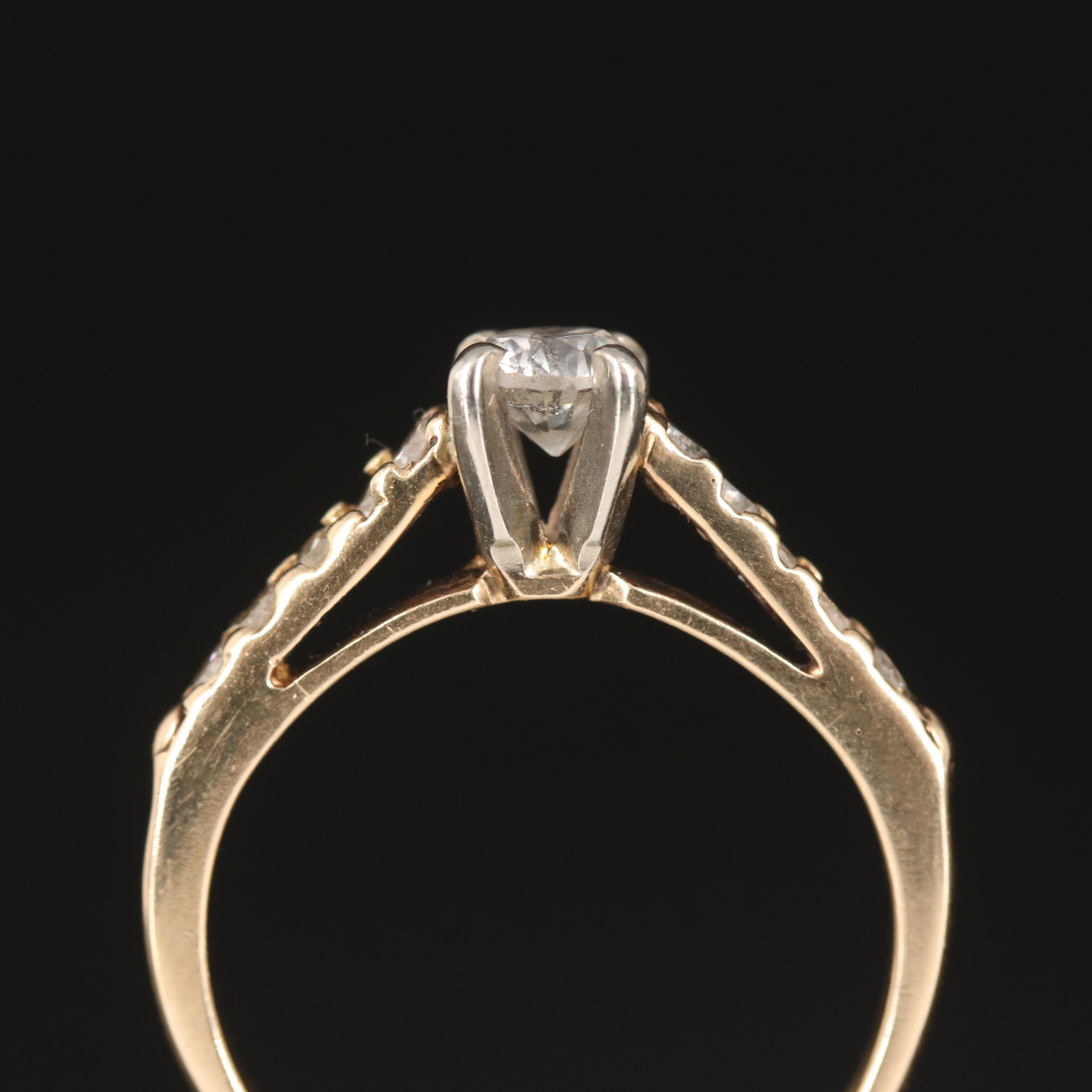 14K 0.69 CTW Diamond Ring