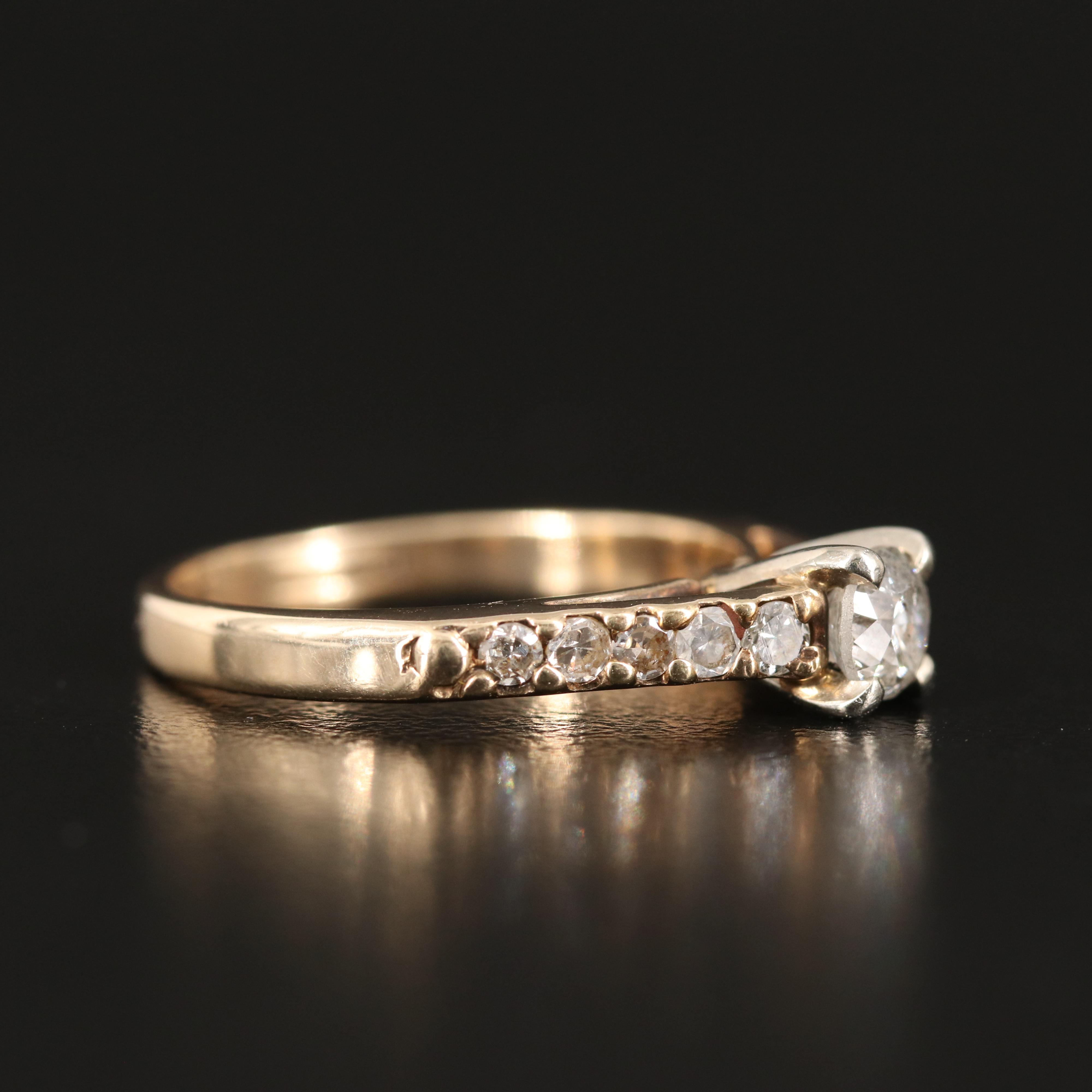 14K 0.69 CTW Diamond Ring