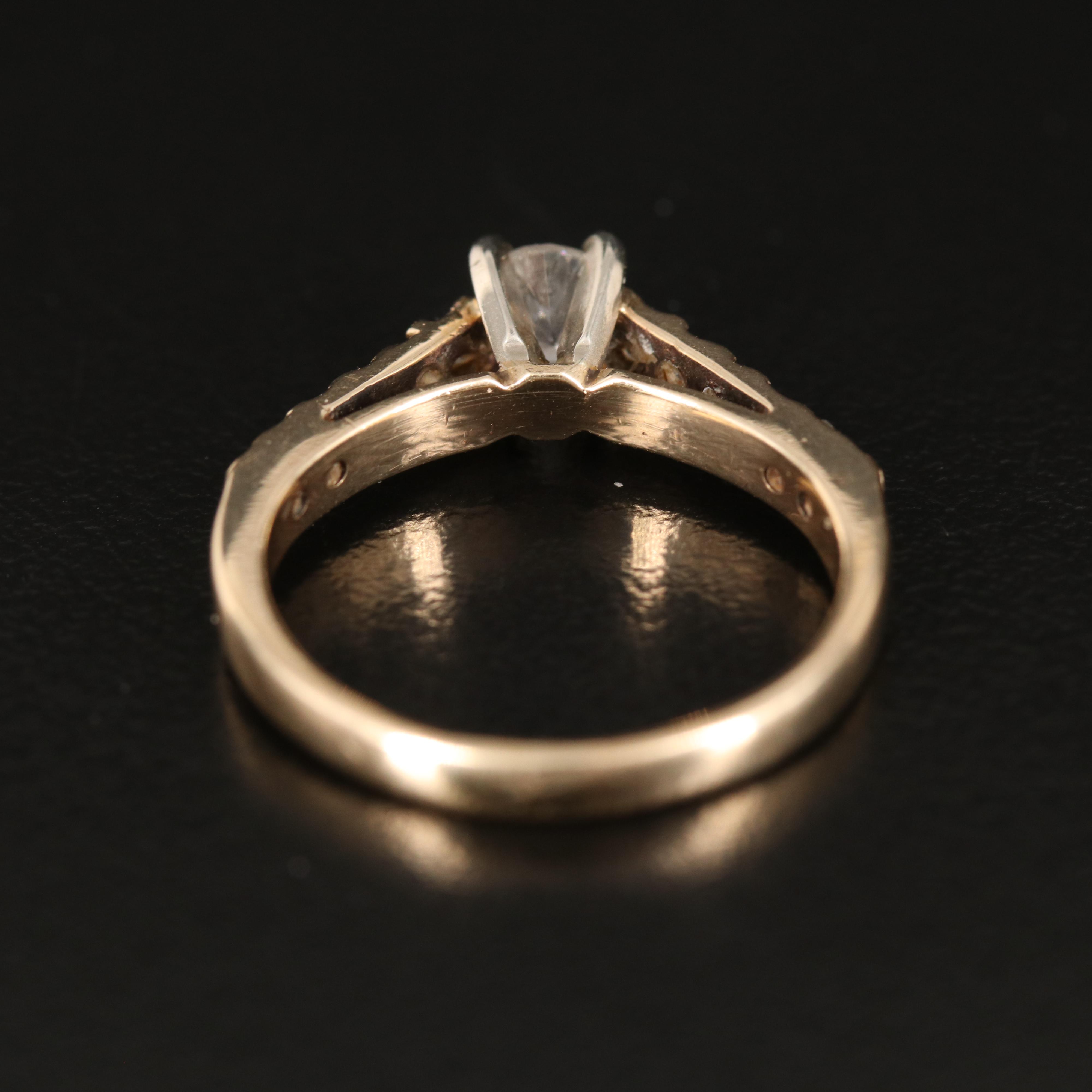 14K 0.69 CTW Diamond Ring