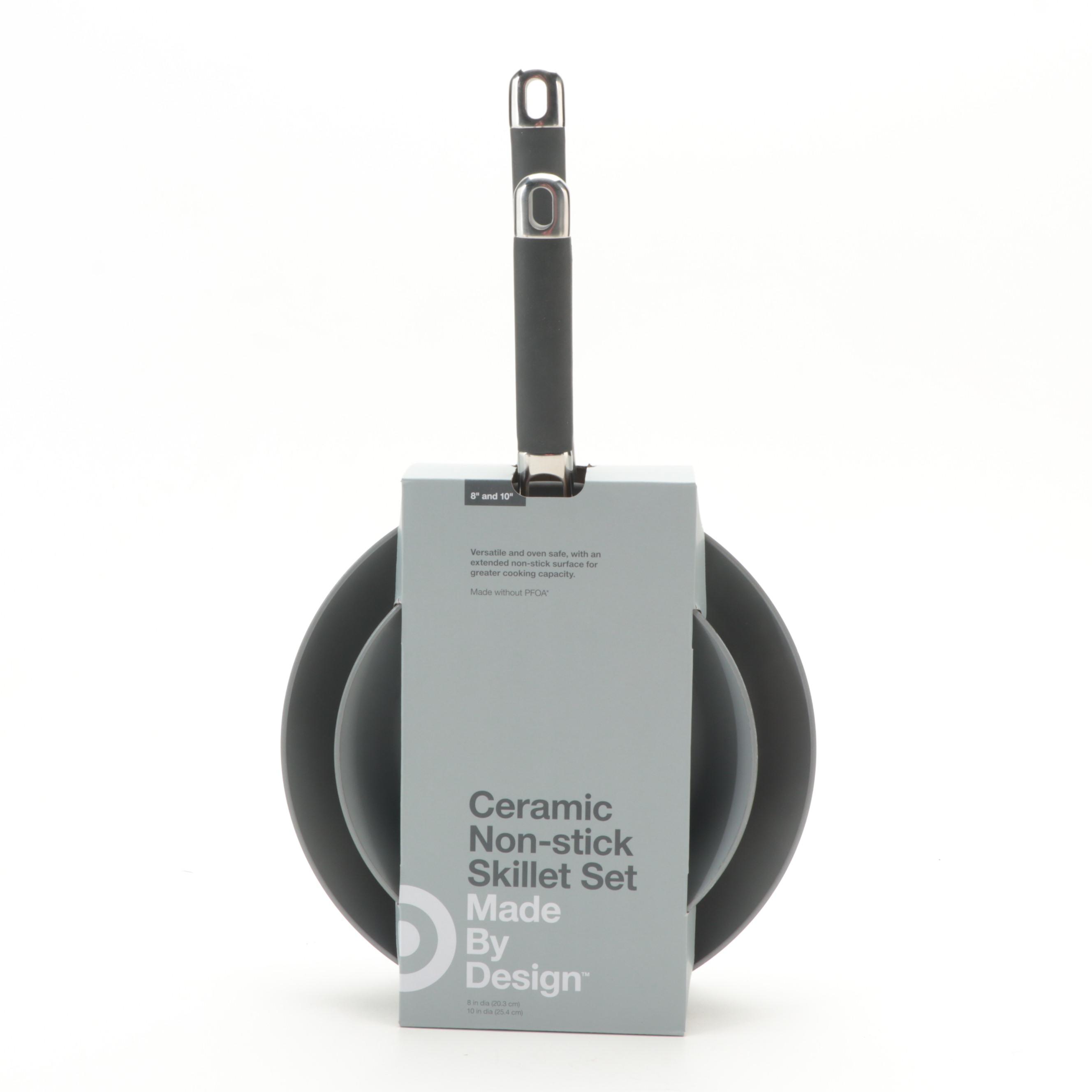 Made By Design Ceramic Coated Non-Stick Skillet Set