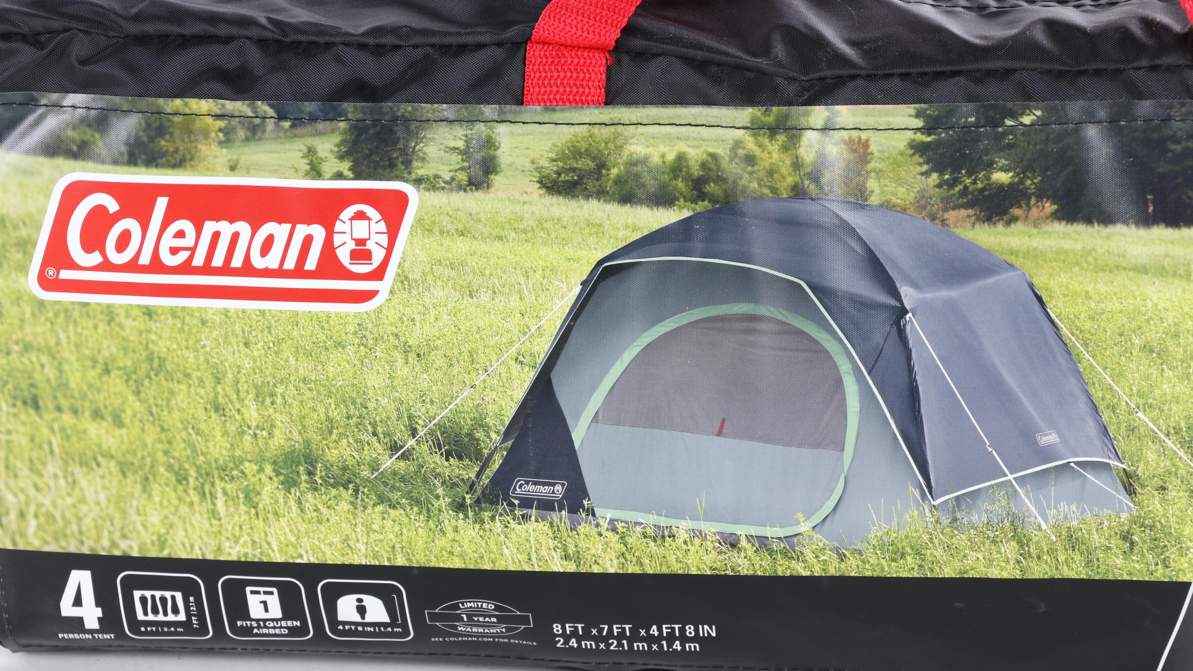Coleman Skydome Four-Person Tent in Blue