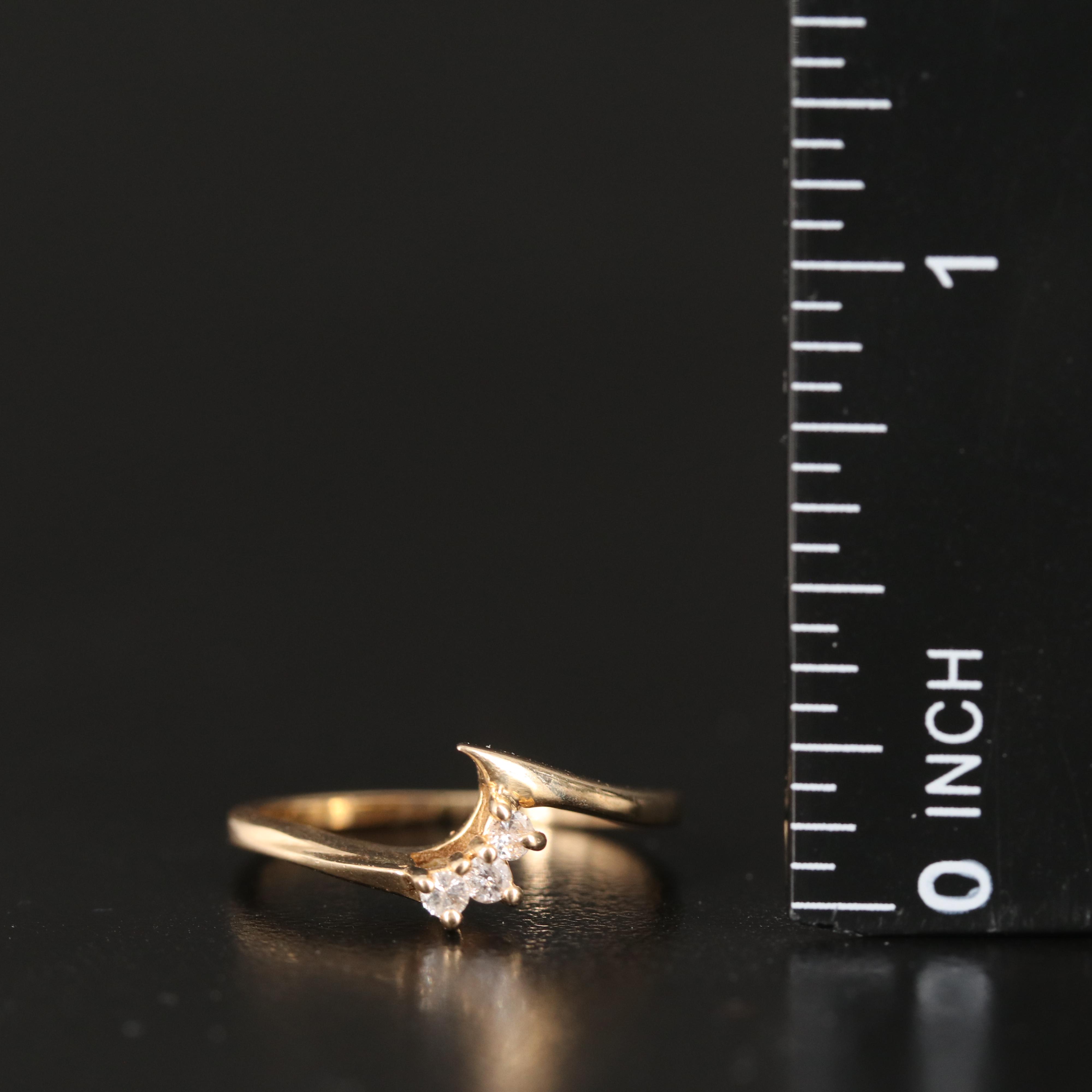 14K 0.09 CTW Diamond Ring
