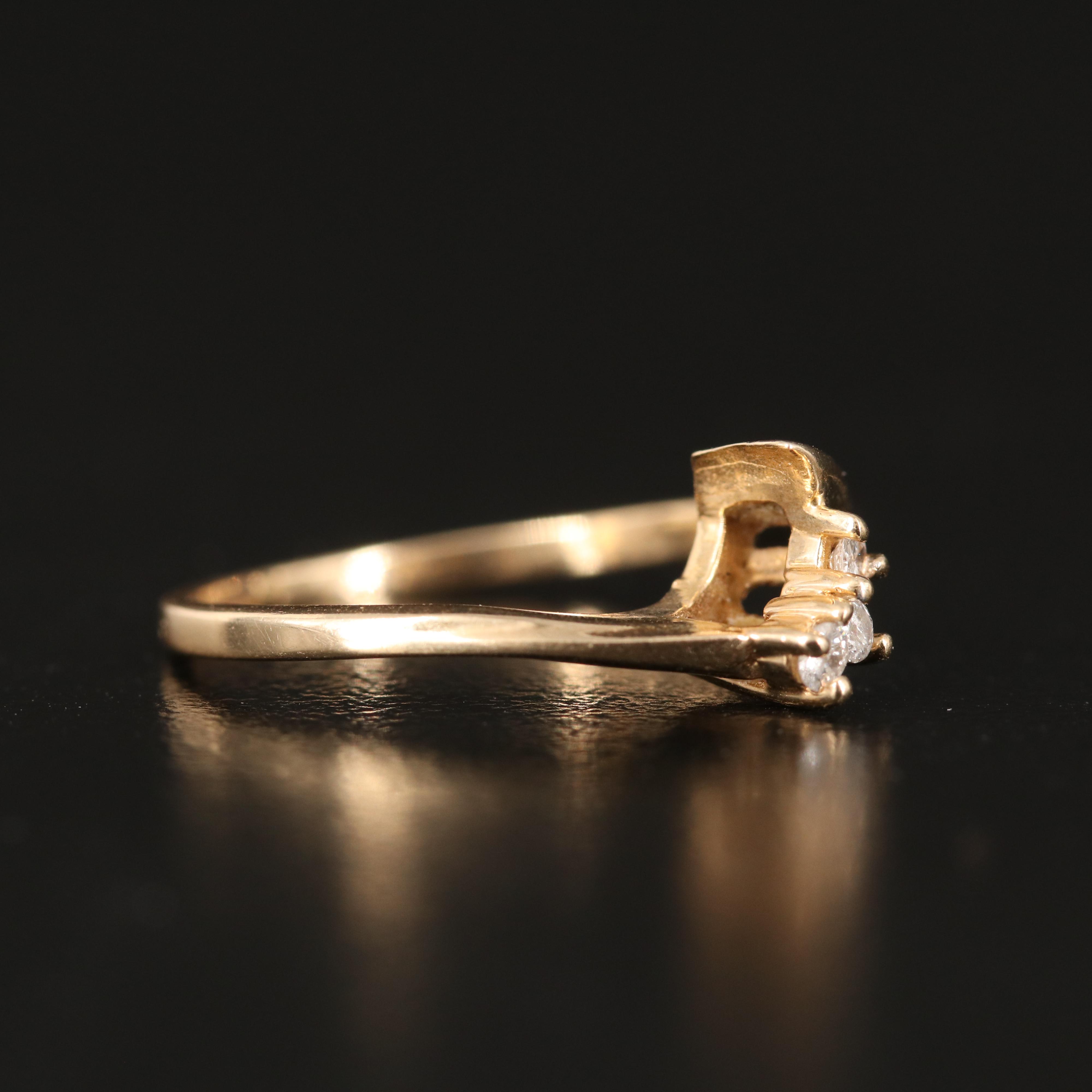 14K 0.09 CTW Diamond Ring