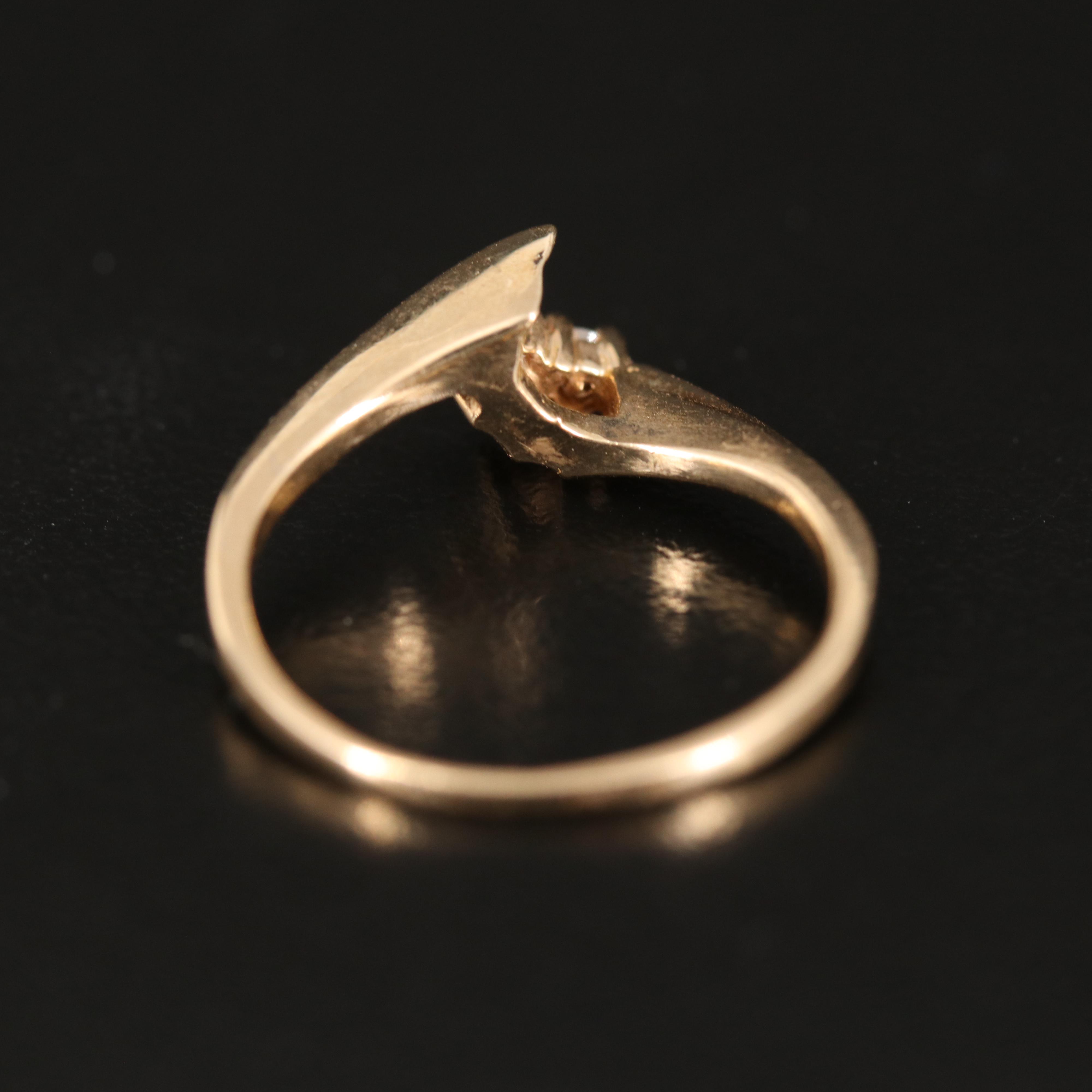 14K 0.09 CTW Diamond Ring