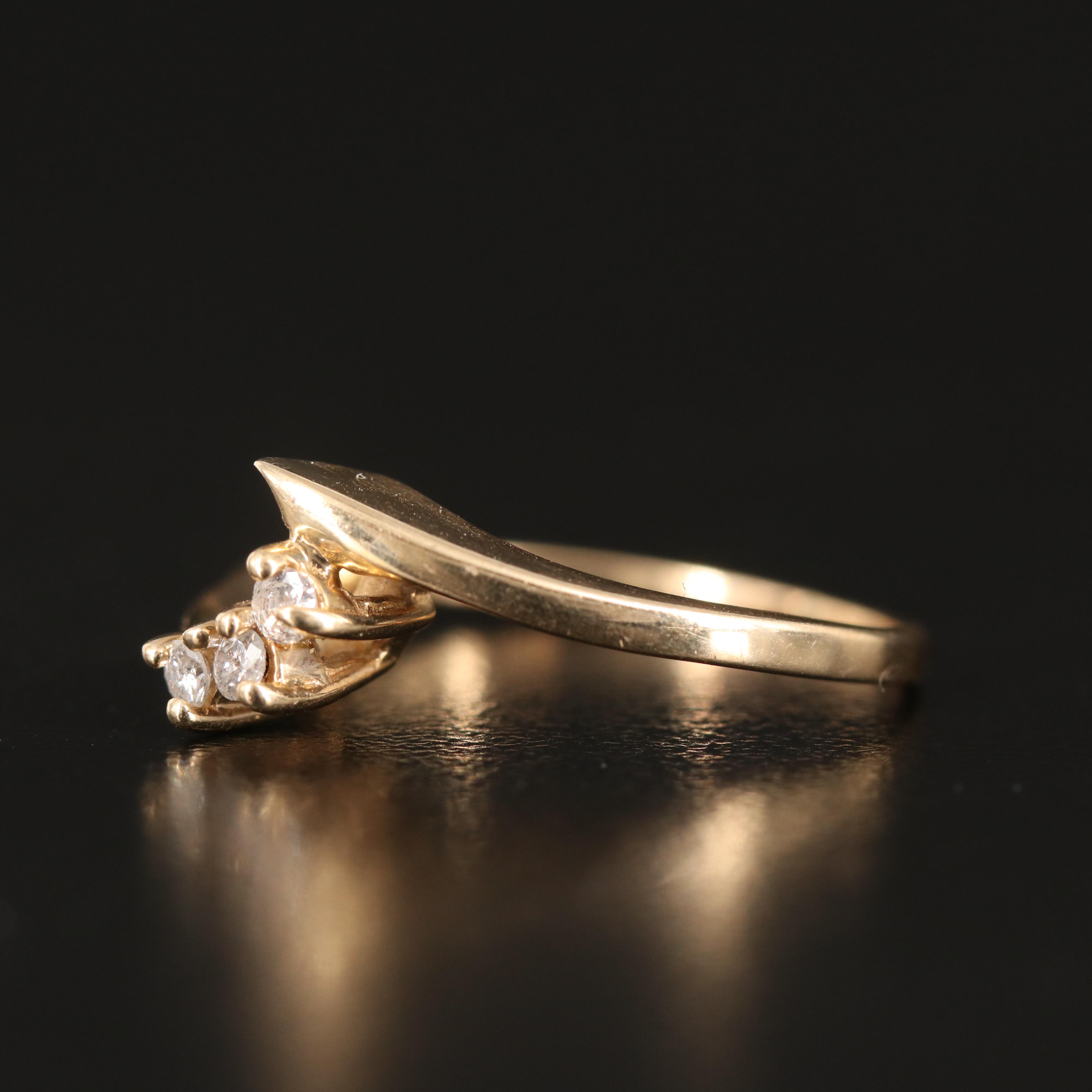 14K 0.09 CTW Diamond Ring