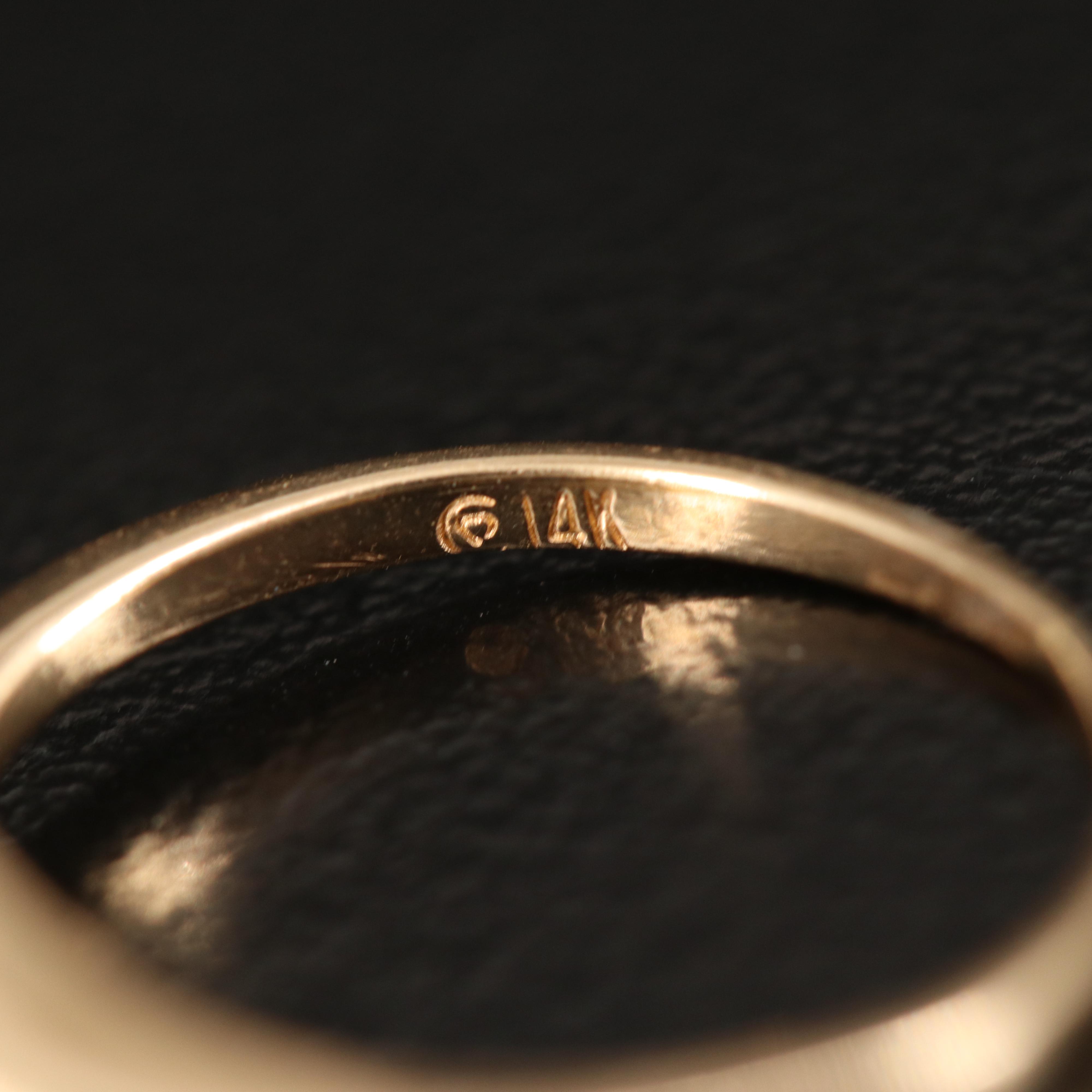 14K 0.09 CTW Diamond Ring