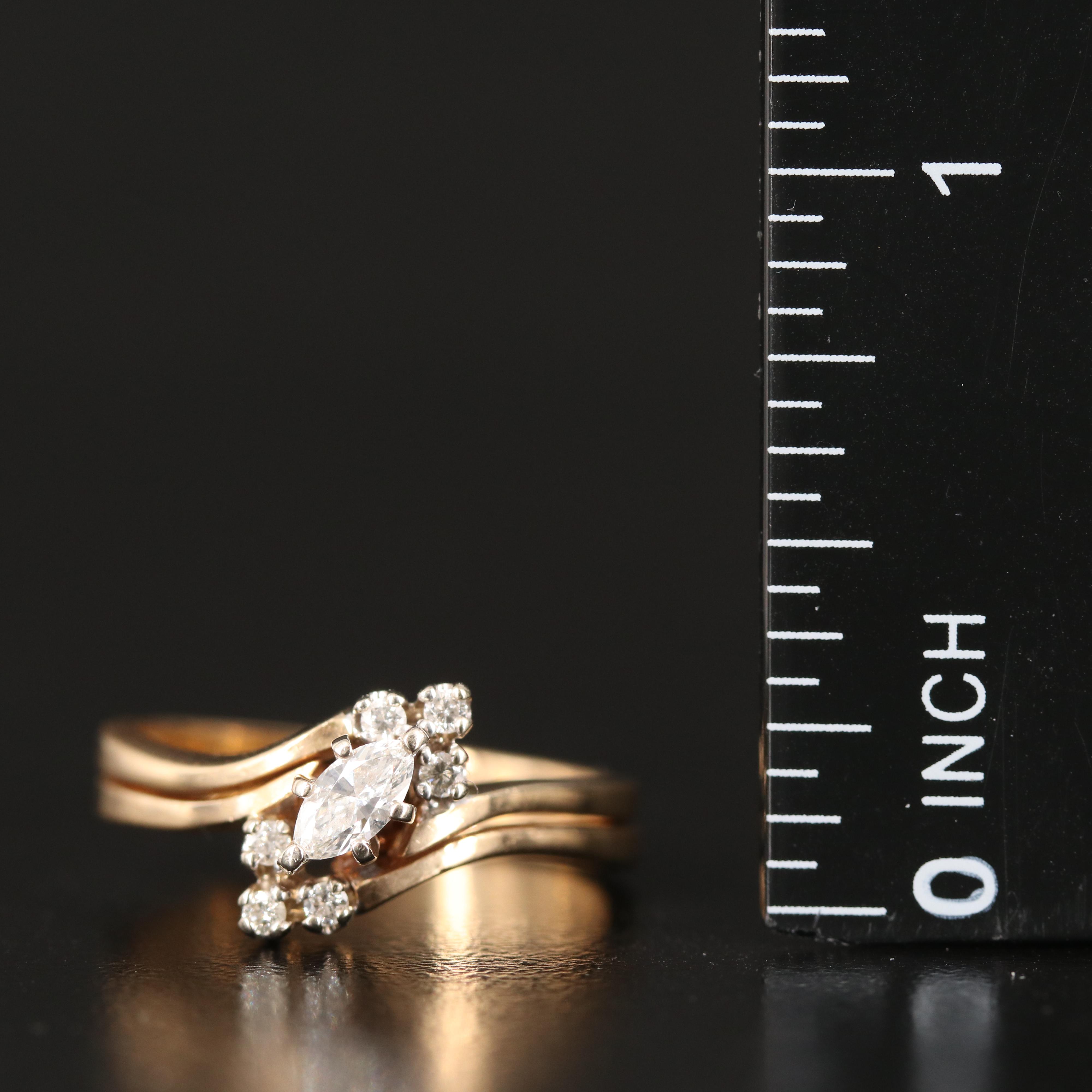 14K 0.25 CTW Diamond Ring