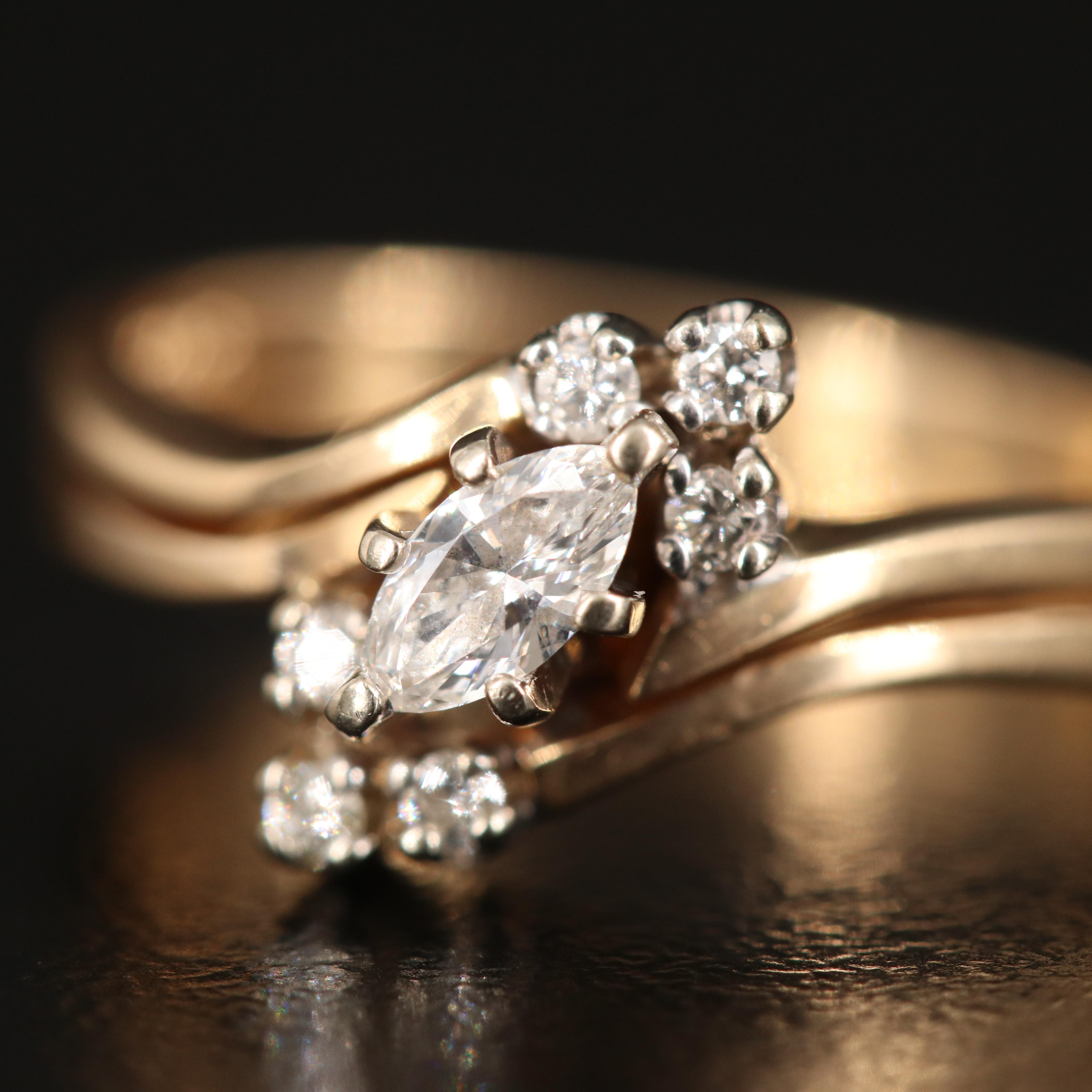 14K 0.25 CTW Diamond Ring