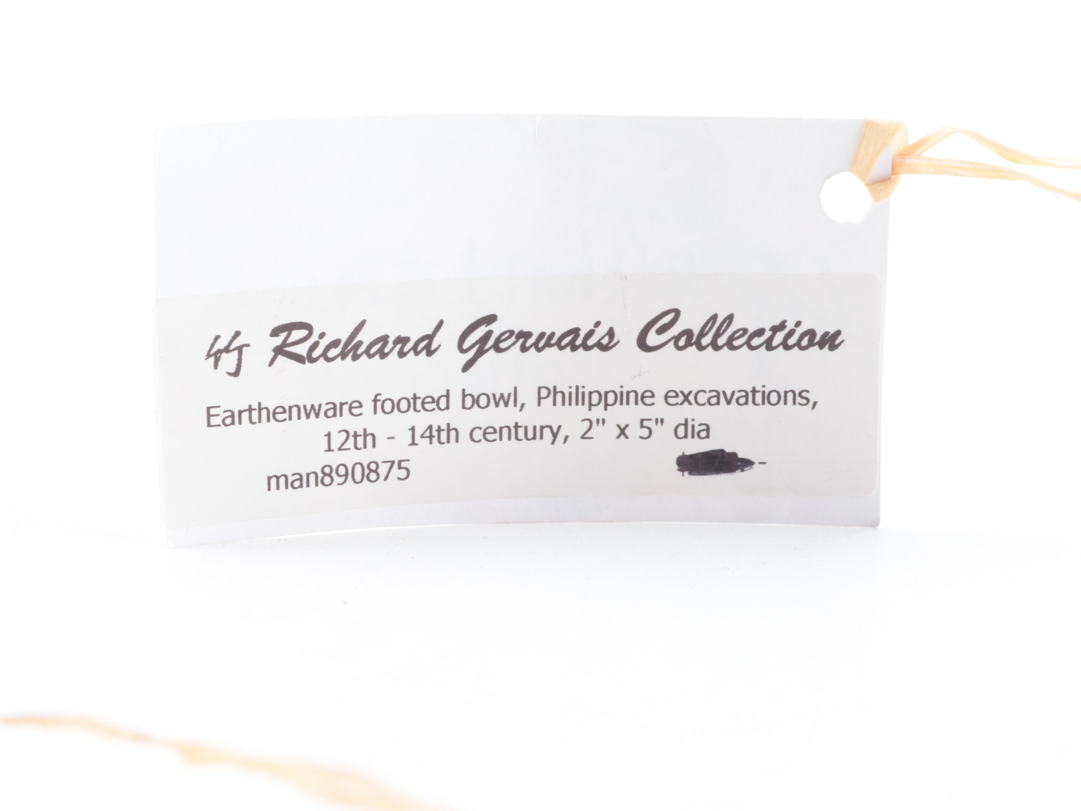 Philippine Earthenware Footed Bowl