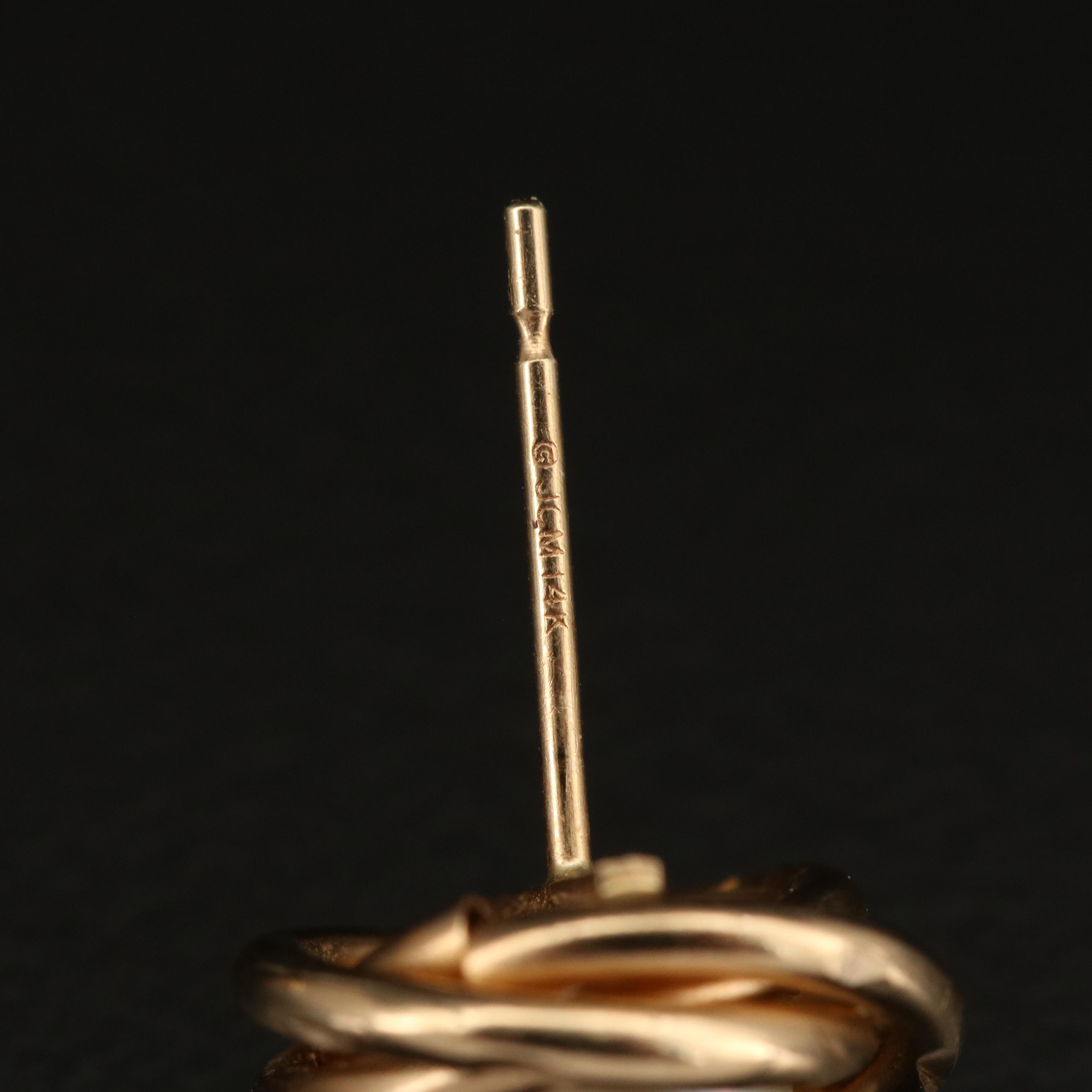 14K Pearl Stud Earrings