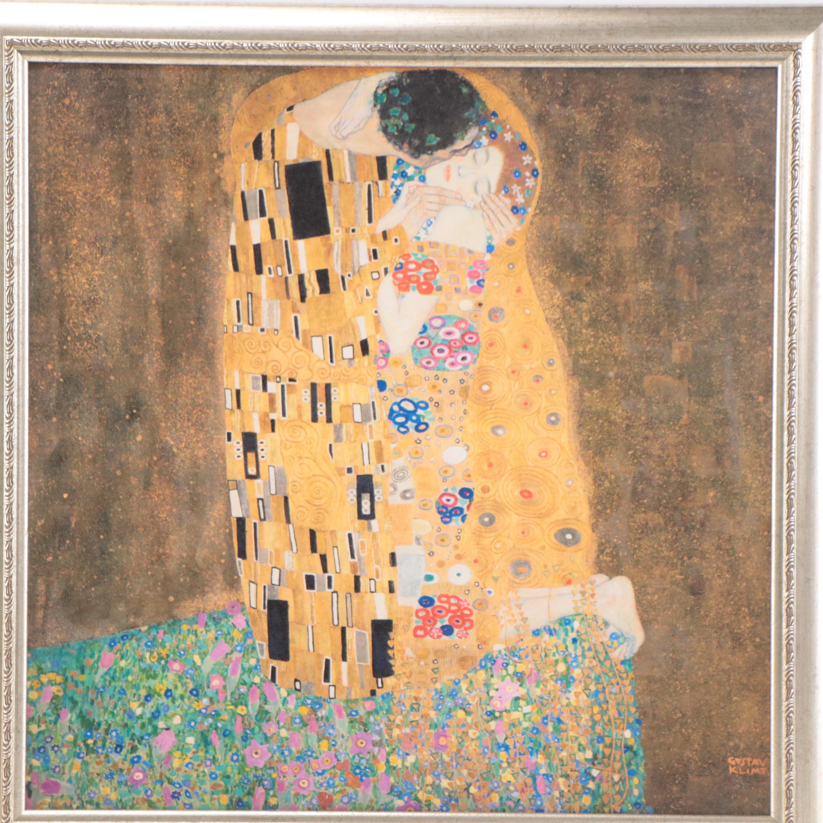 Giclée After Gustav Klimt "The Kiss"