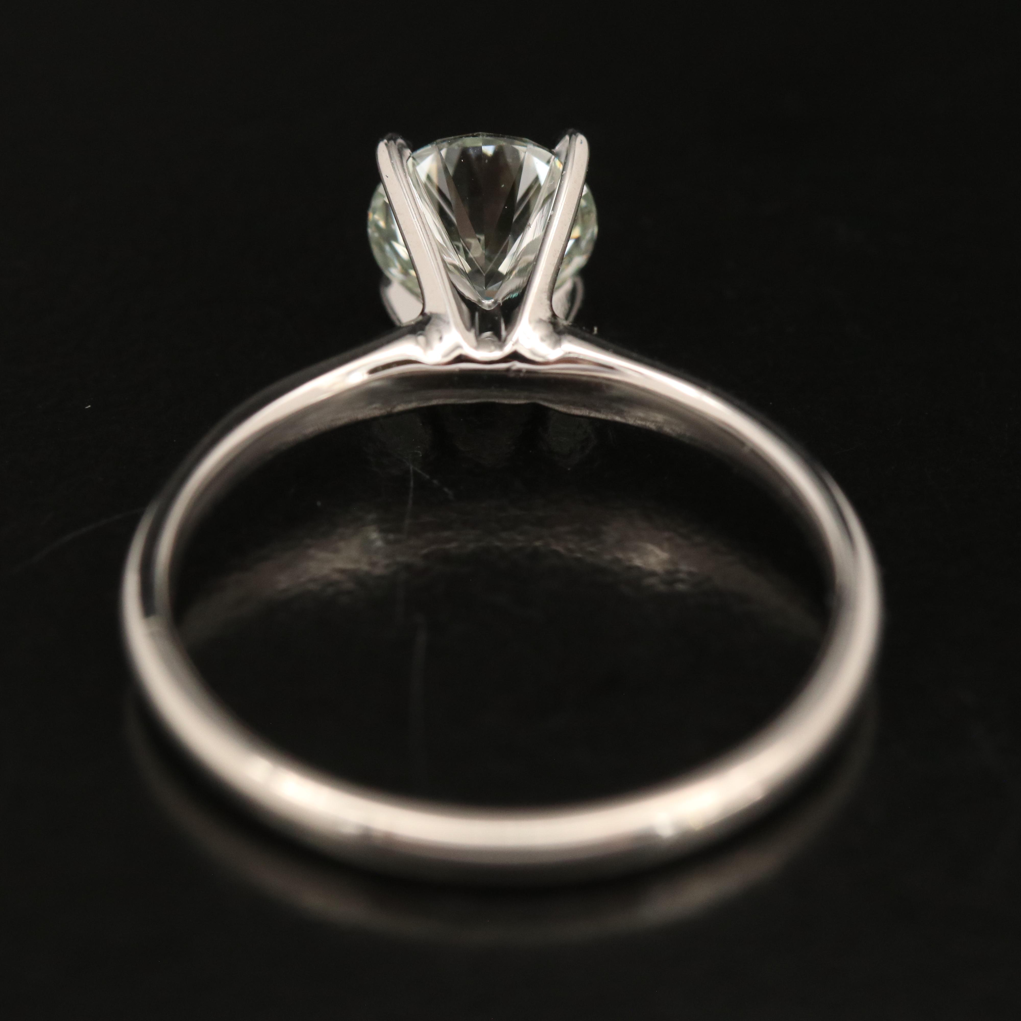 14K 0.97 CT Lab Grown Diamond Solitaire Ring