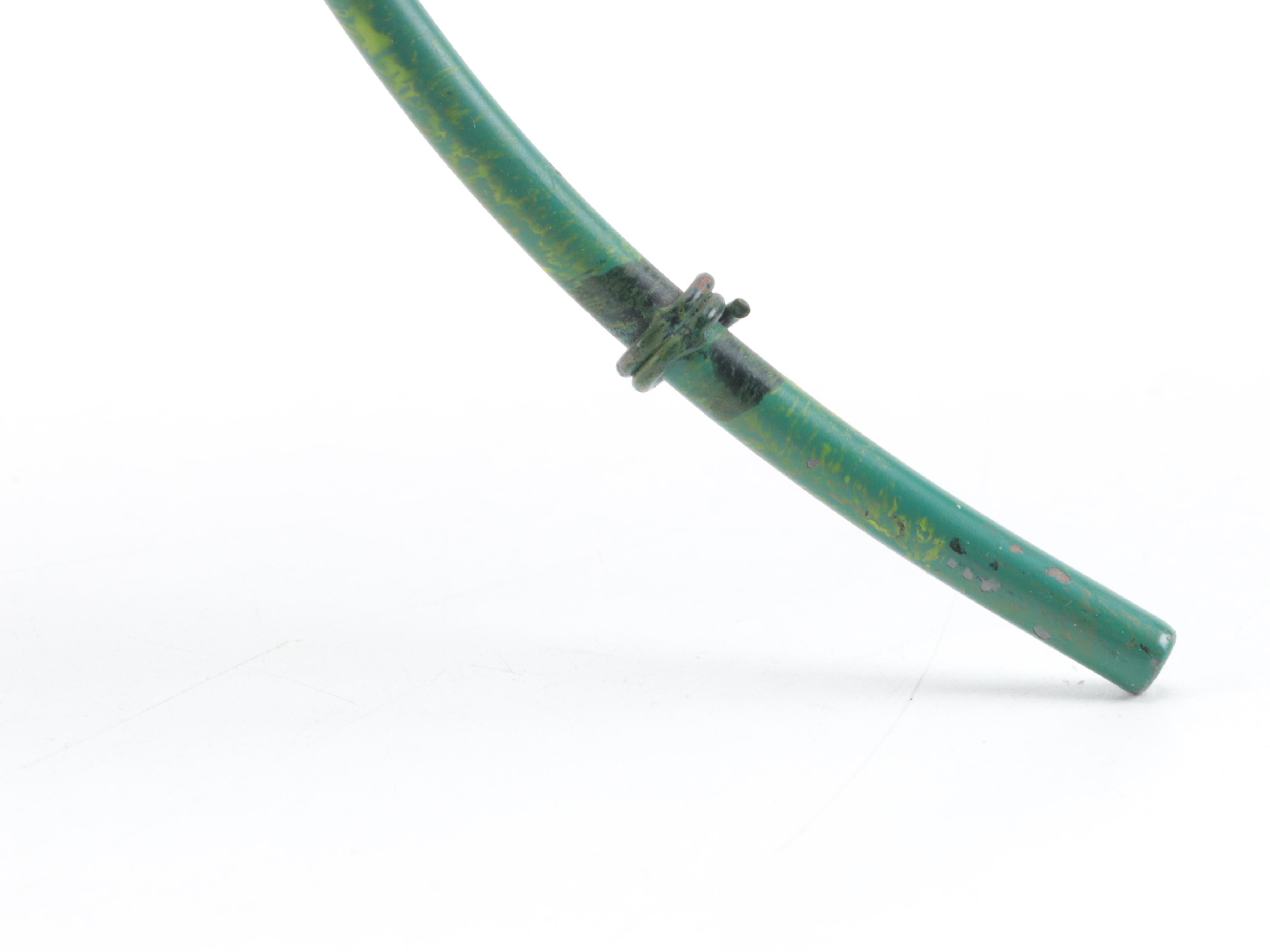 Philippine Carved and Polychromed Basket of Flowers on Bamboo-Form Easel