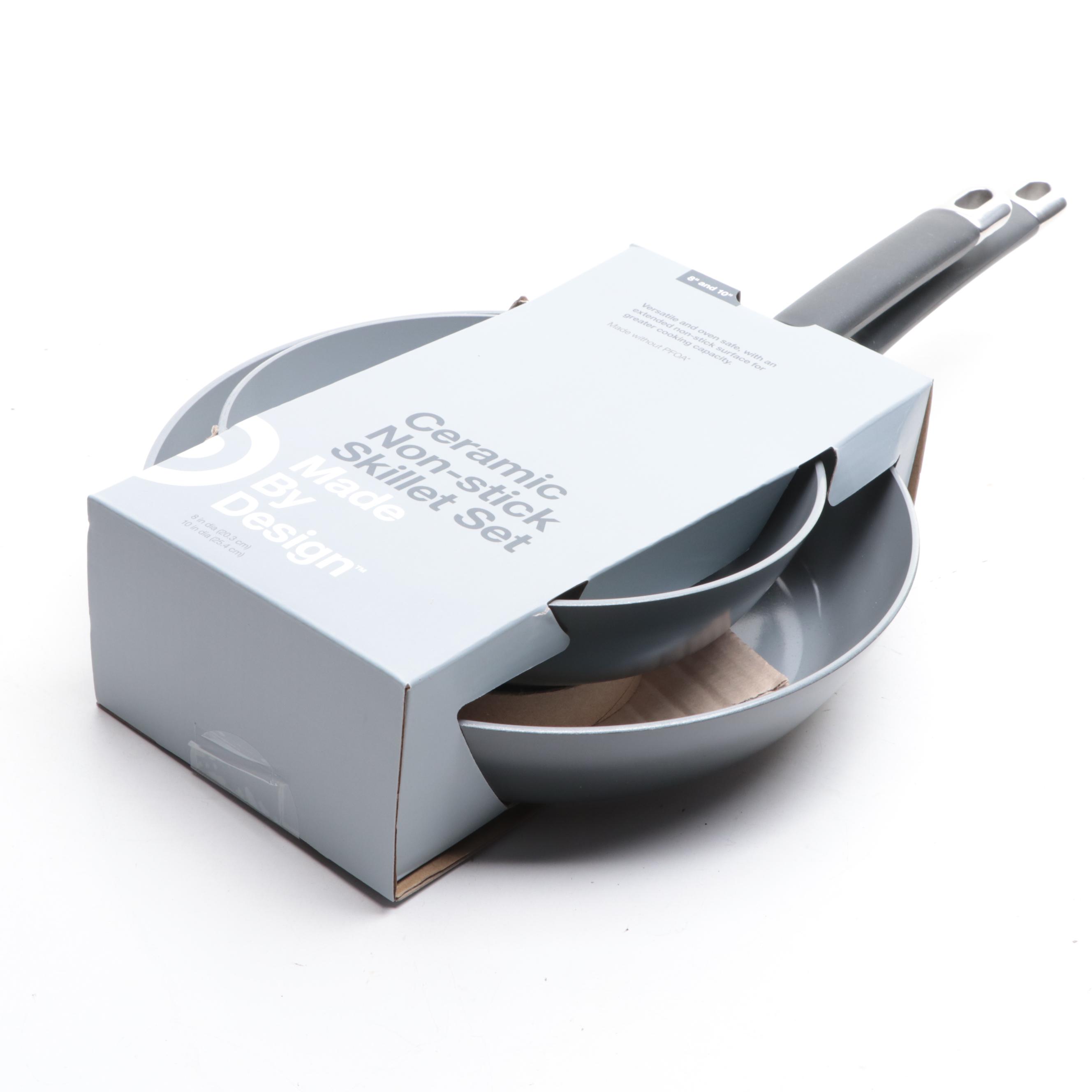 Made By Design Ceramic Coated Non-Stick Skillet Set