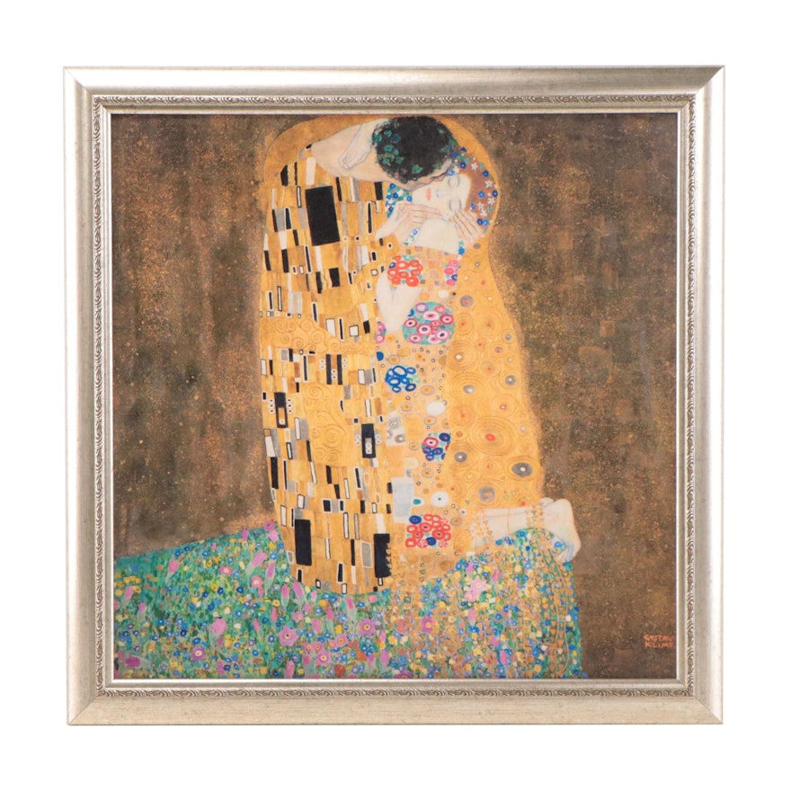 Giclée After Gustav Klimt "The Kiss"
