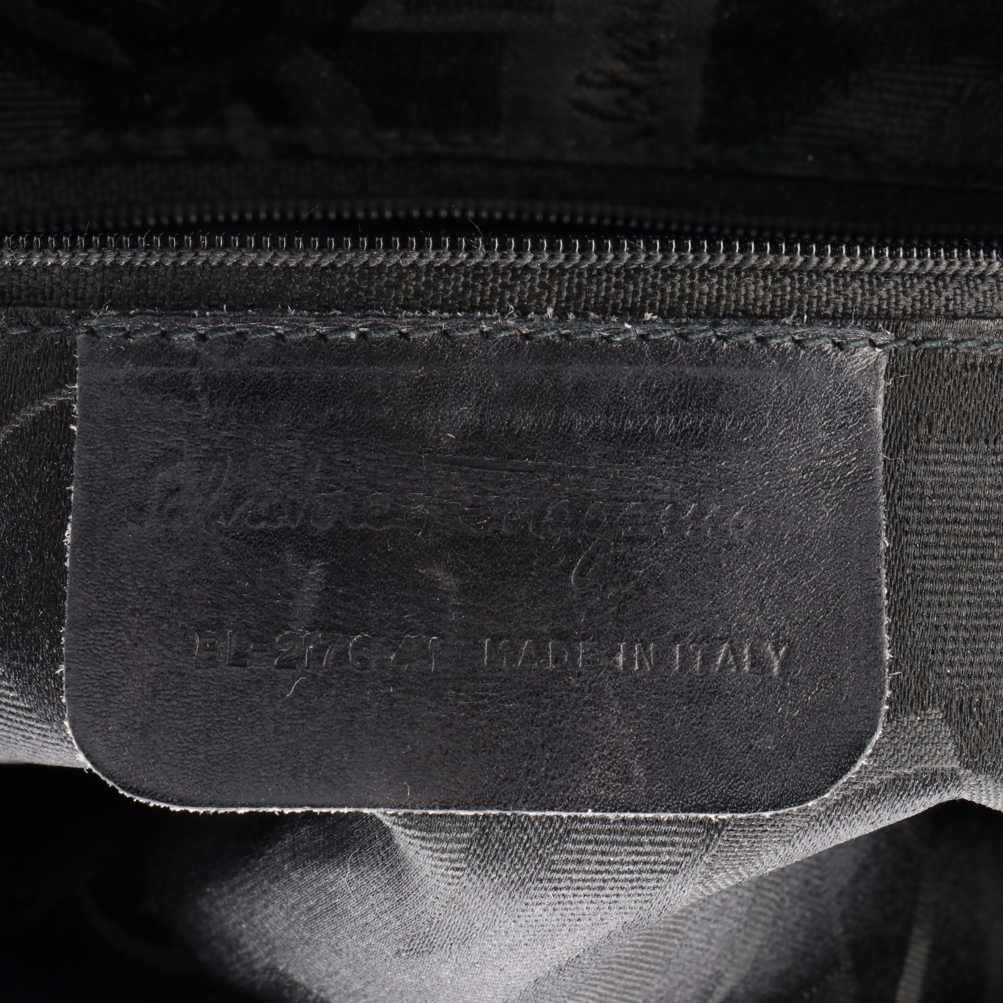 Salvatore Ferragamo Suede Small Flap Shoulder Bag