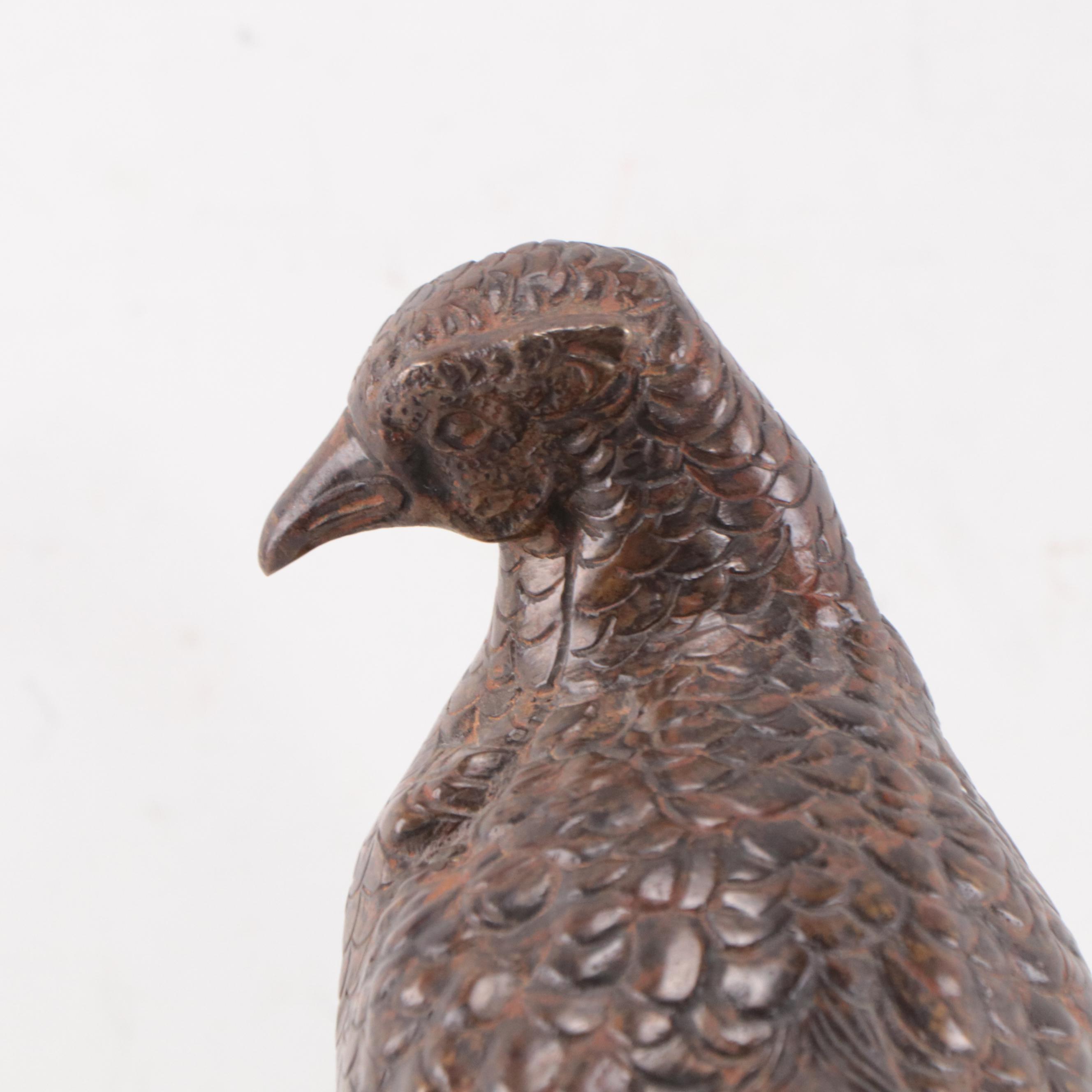 Castilian Imports Bronze Sculpture of Pheasant