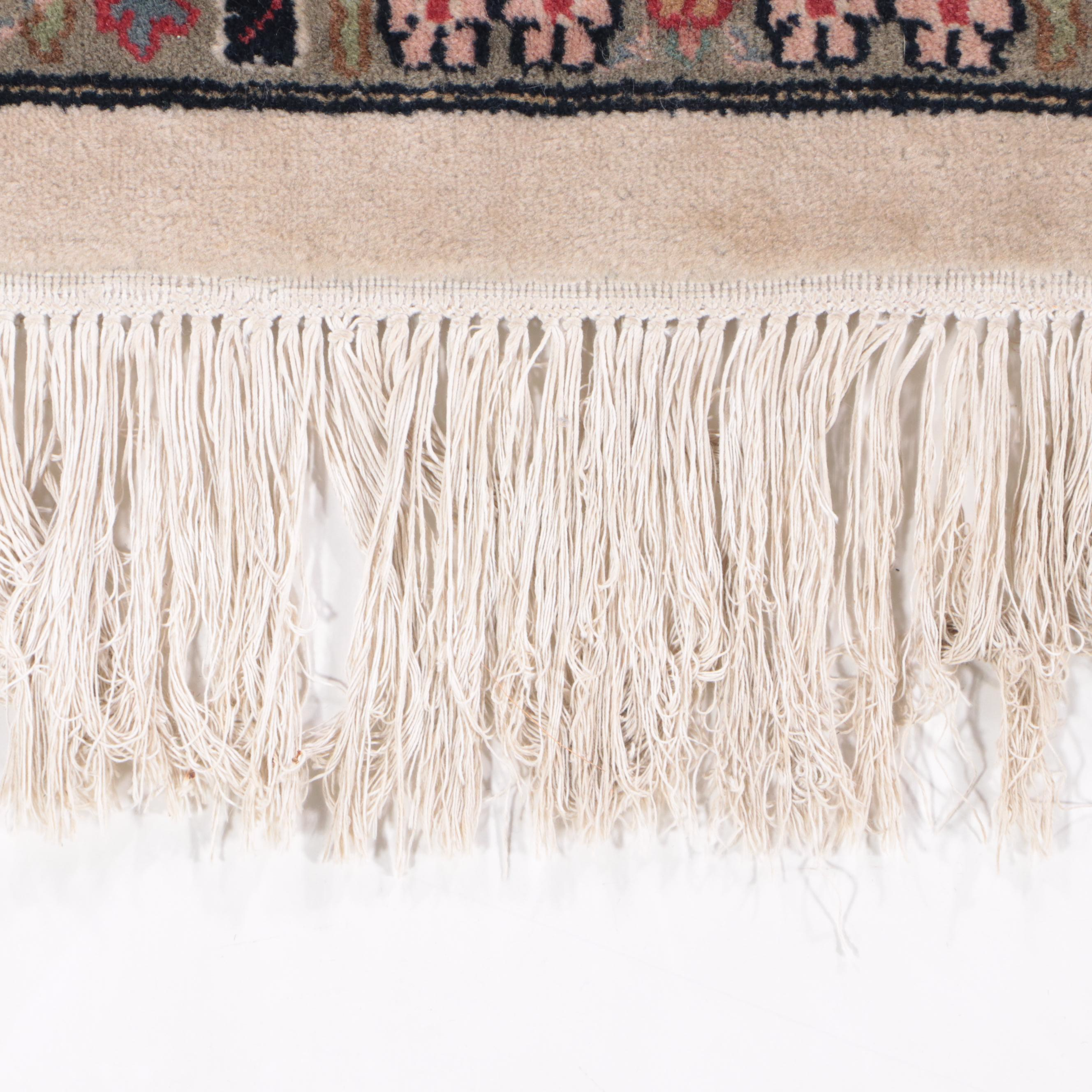 5'10 x 9'10 Hand-Knotted Persian Kerman Area Rug