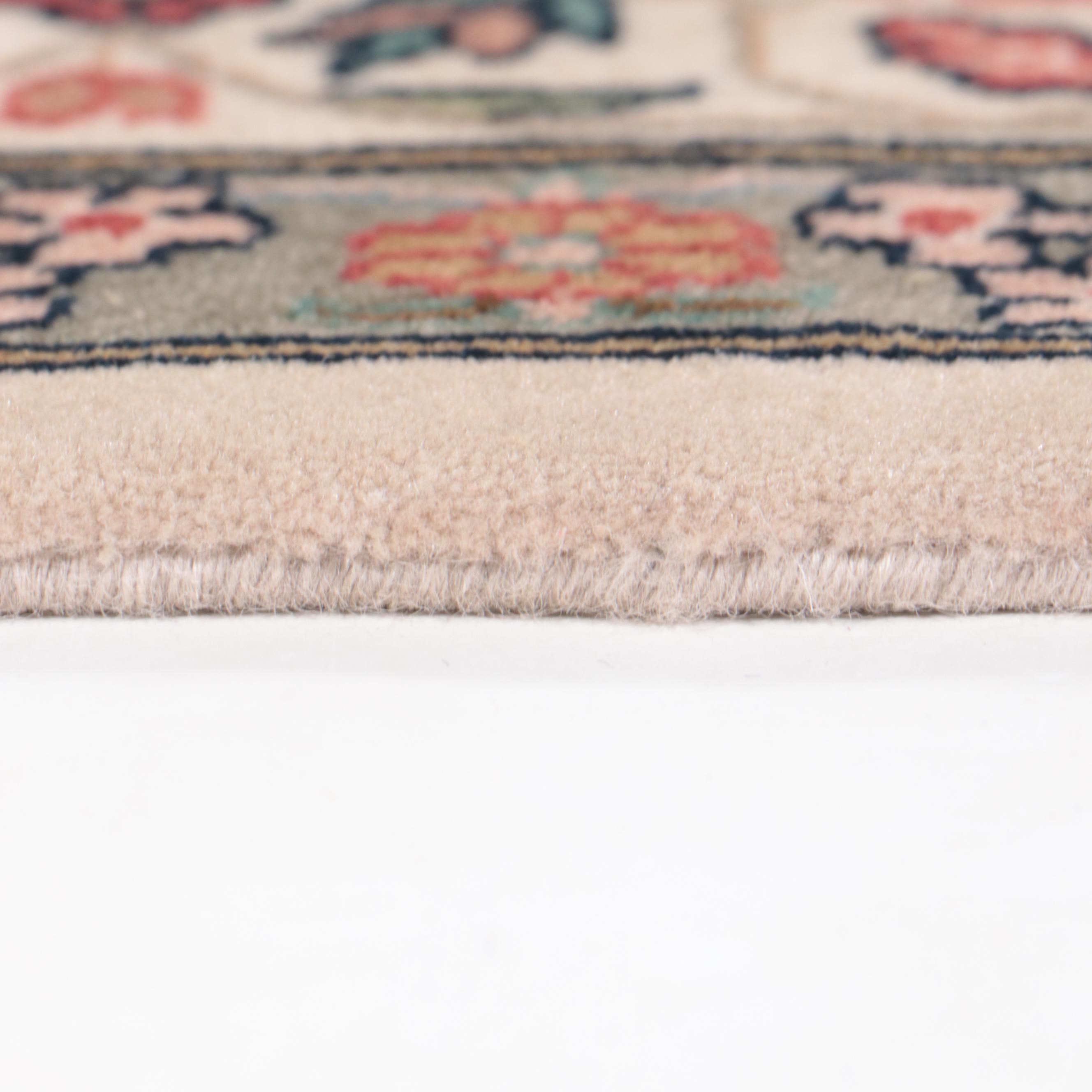 5'10 x 9'10 Hand-Knotted Persian Kerman Area Rug