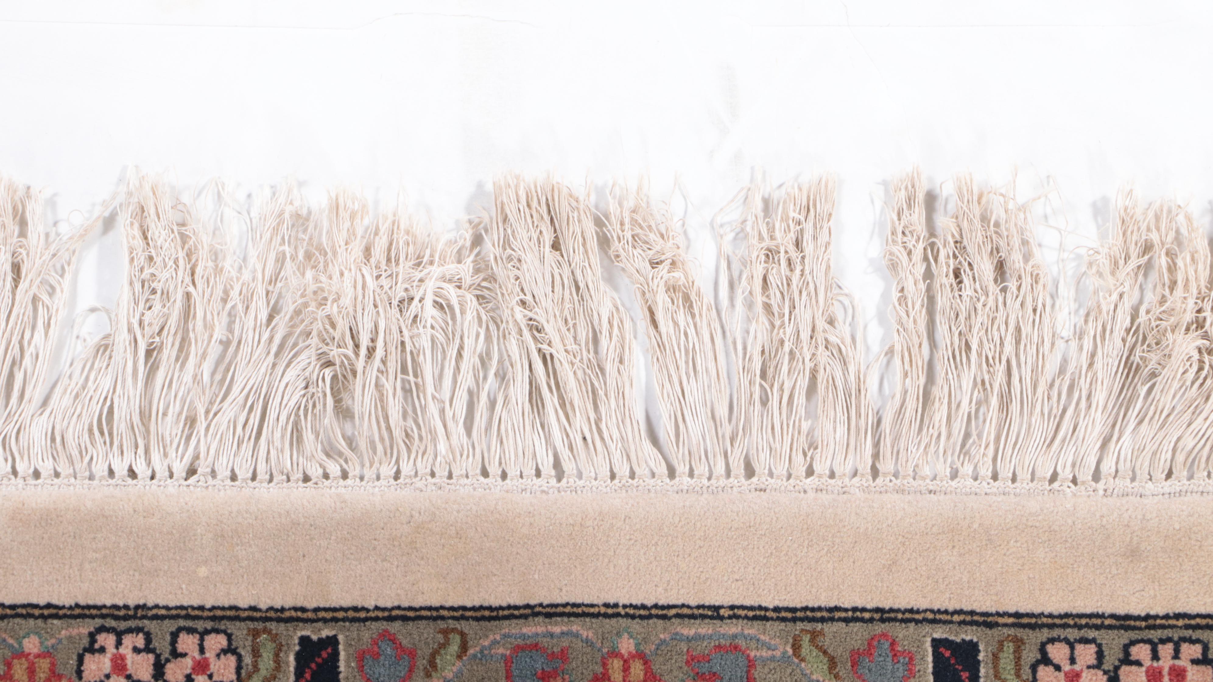 5'10 x 9'10 Hand-Knotted Persian Kerman Area Rug