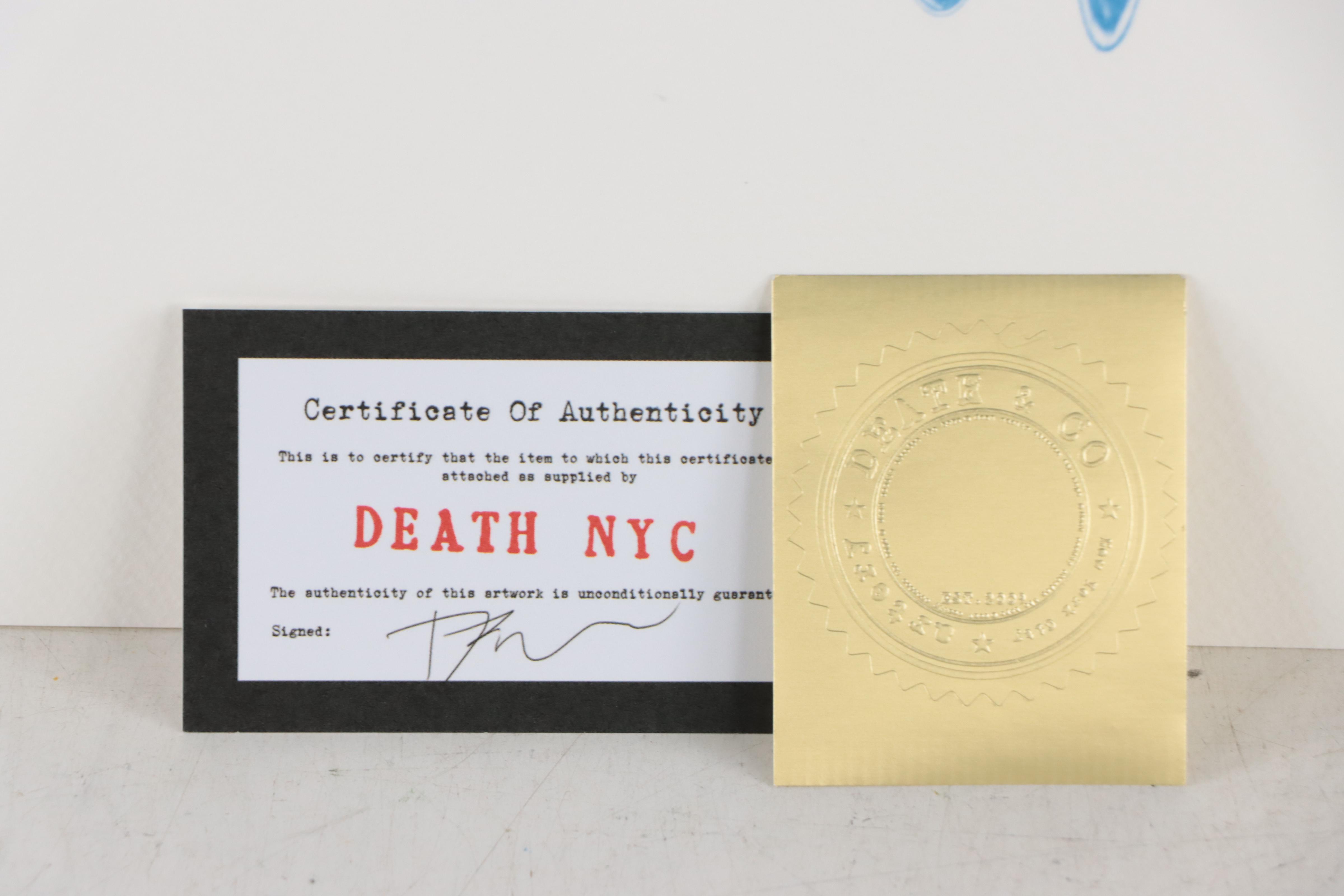 Death NYC Pop Art Graphic Print of Snoopy Hundred Dollar Bill, 2019