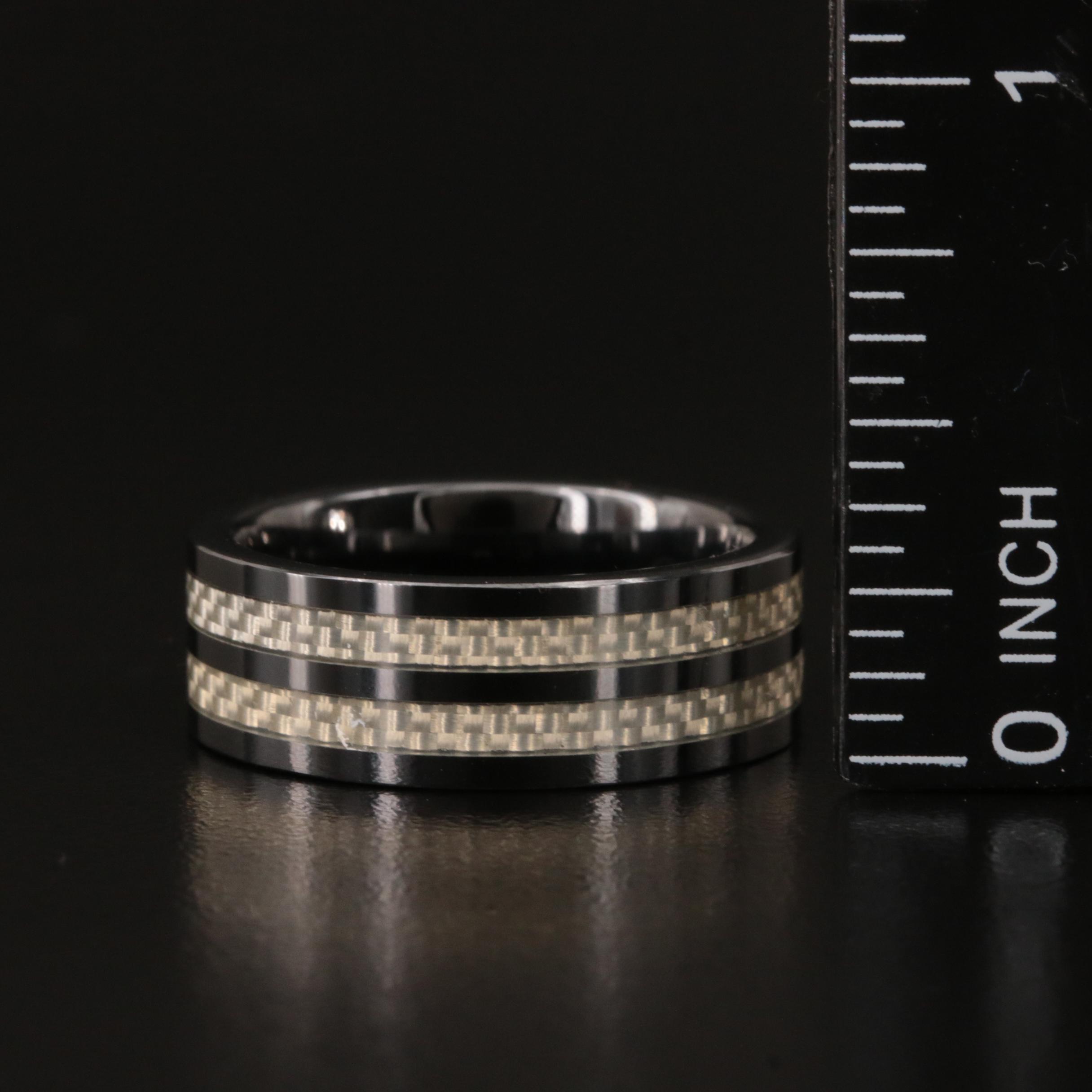 Ceramic Band with Woven Design