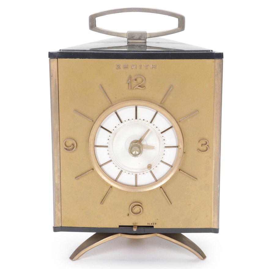 Zenith Golden Triangle Transistor Clock Radio