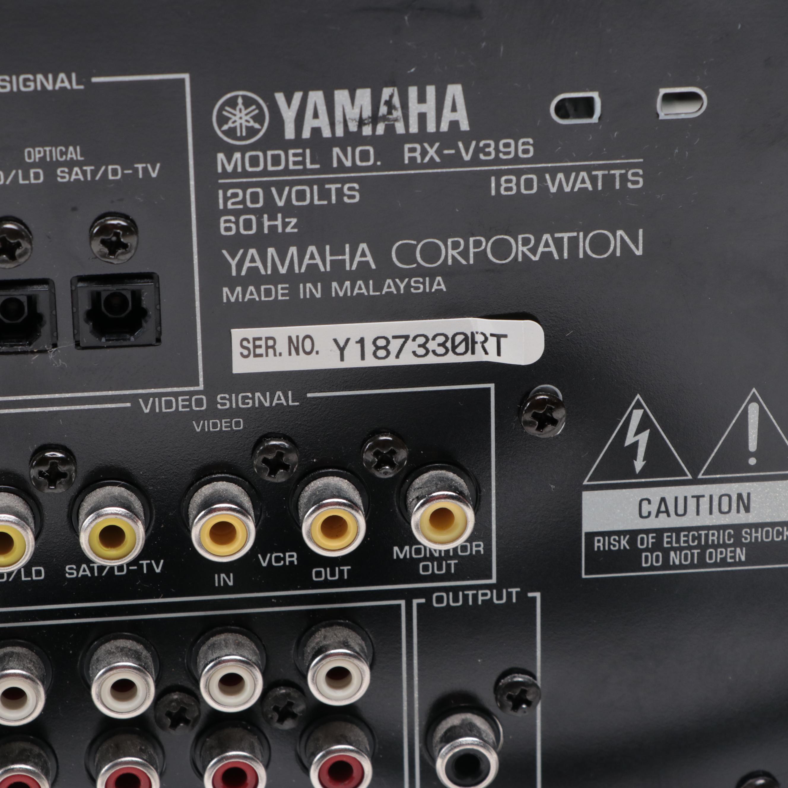 Yamaha AV Receiver With Klipsch and Harman Kardon Bookshelf Speakers