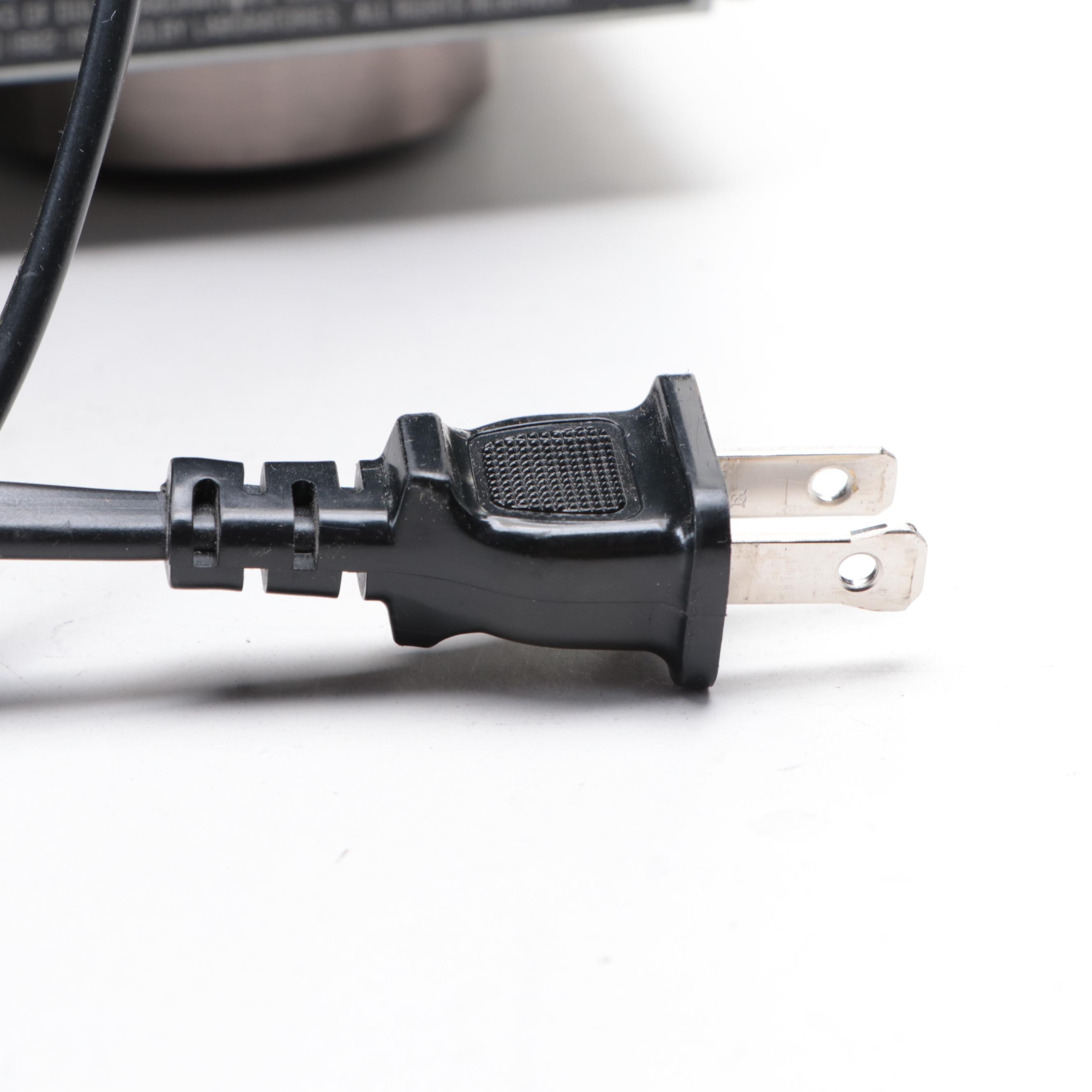 Yamaha AV Receiver With Klipsch and Harman Kardon Bookshelf Speakers